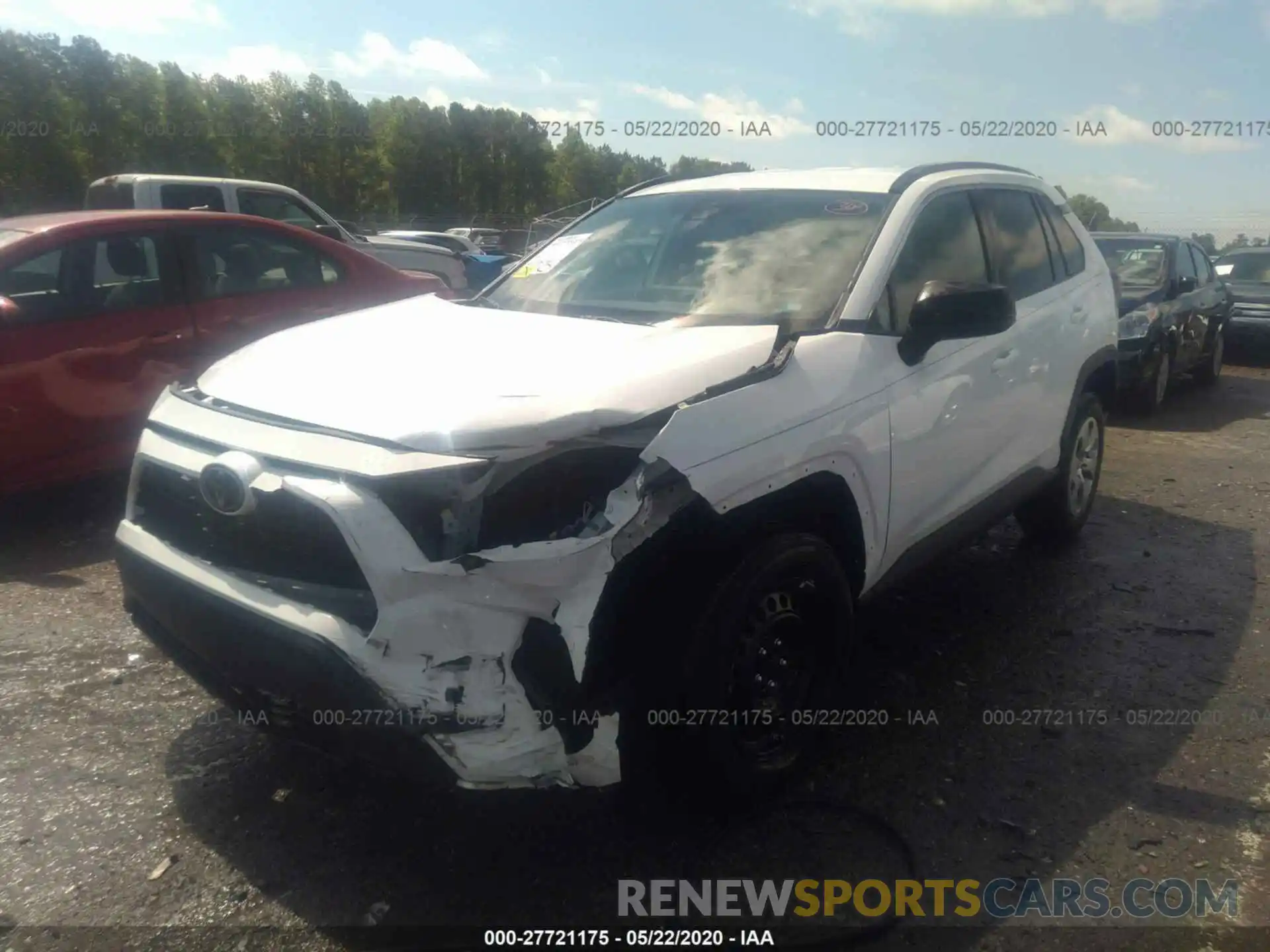 2 Photograph of a damaged car 2T3H1RFVXKW018401 TOYOTA RAV4 2019