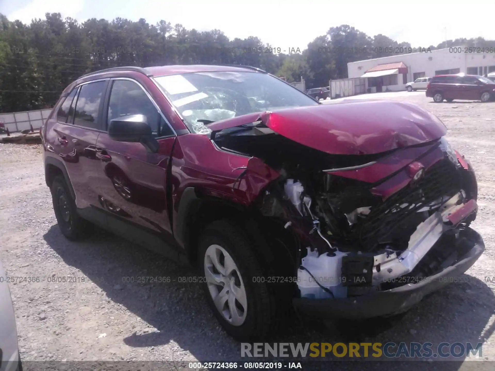 1 Photograph of a damaged car 2T3H1RFVXKW020486 TOYOTA RAV4 2019