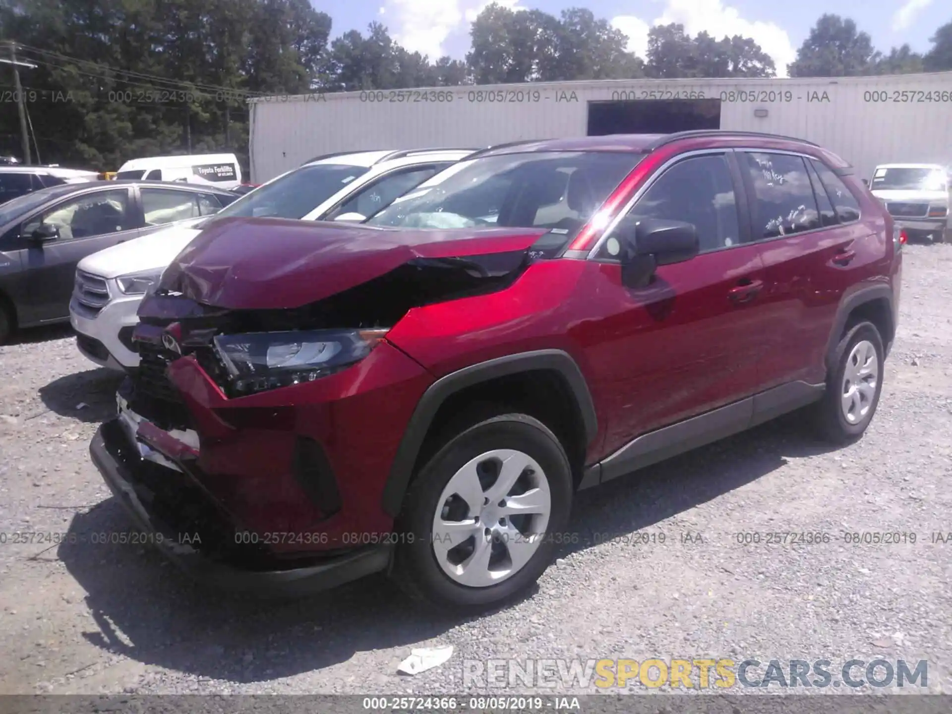 2 Photograph of a damaged car 2T3H1RFVXKW020486 TOYOTA RAV4 2019