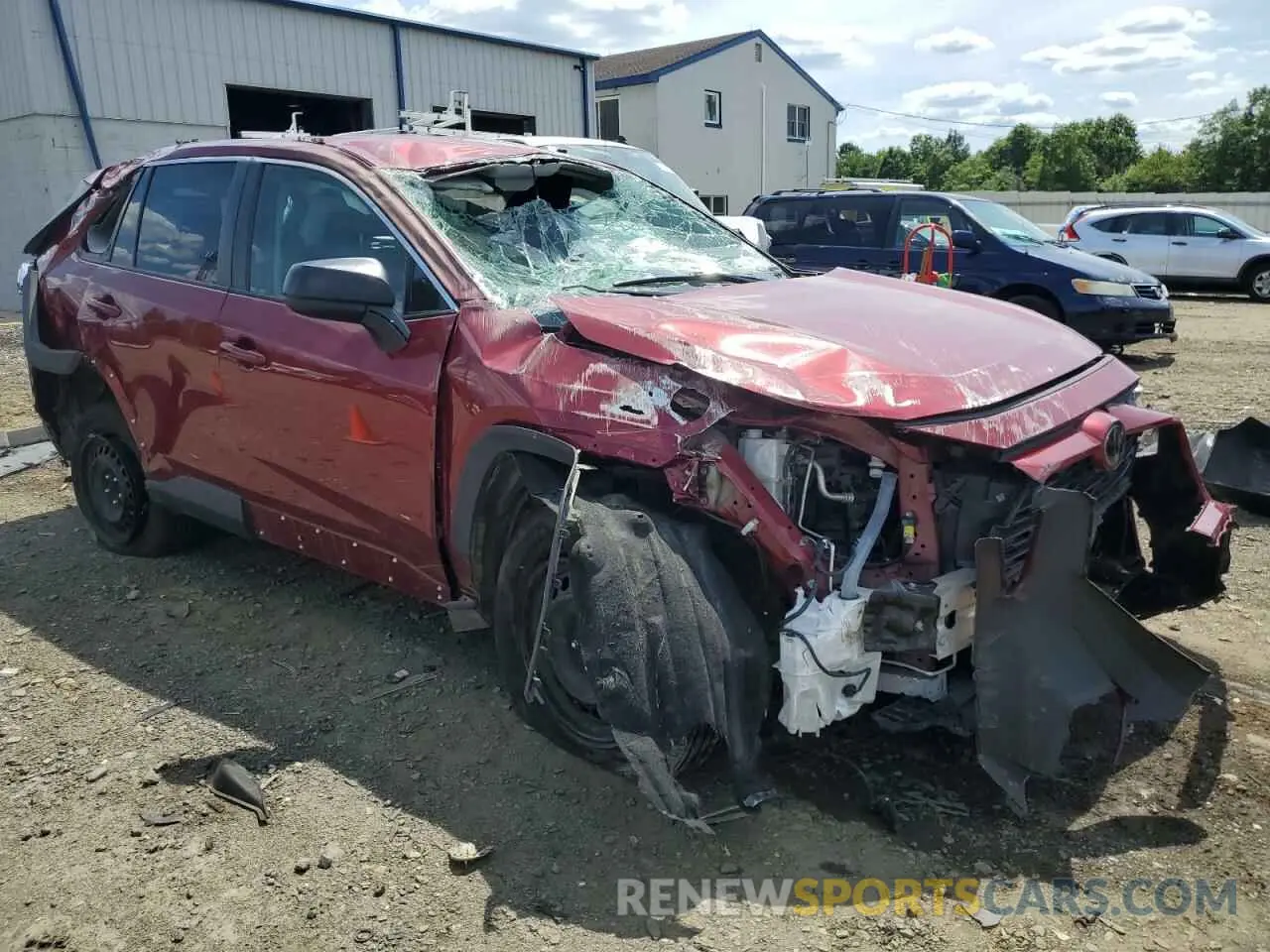 4 Photograph of a damaged car 2T3H1RFVXKW021492 TOYOTA RAV4 2019