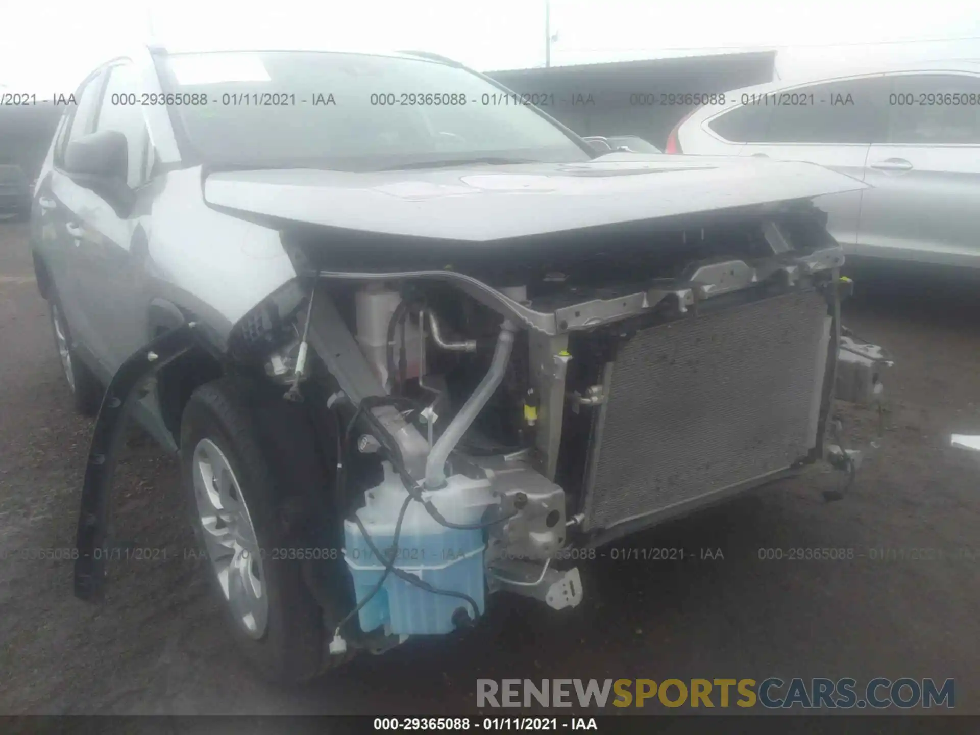 6 Photograph of a damaged car 2T3H1RFVXKW035392 TOYOTA RAV4 2019