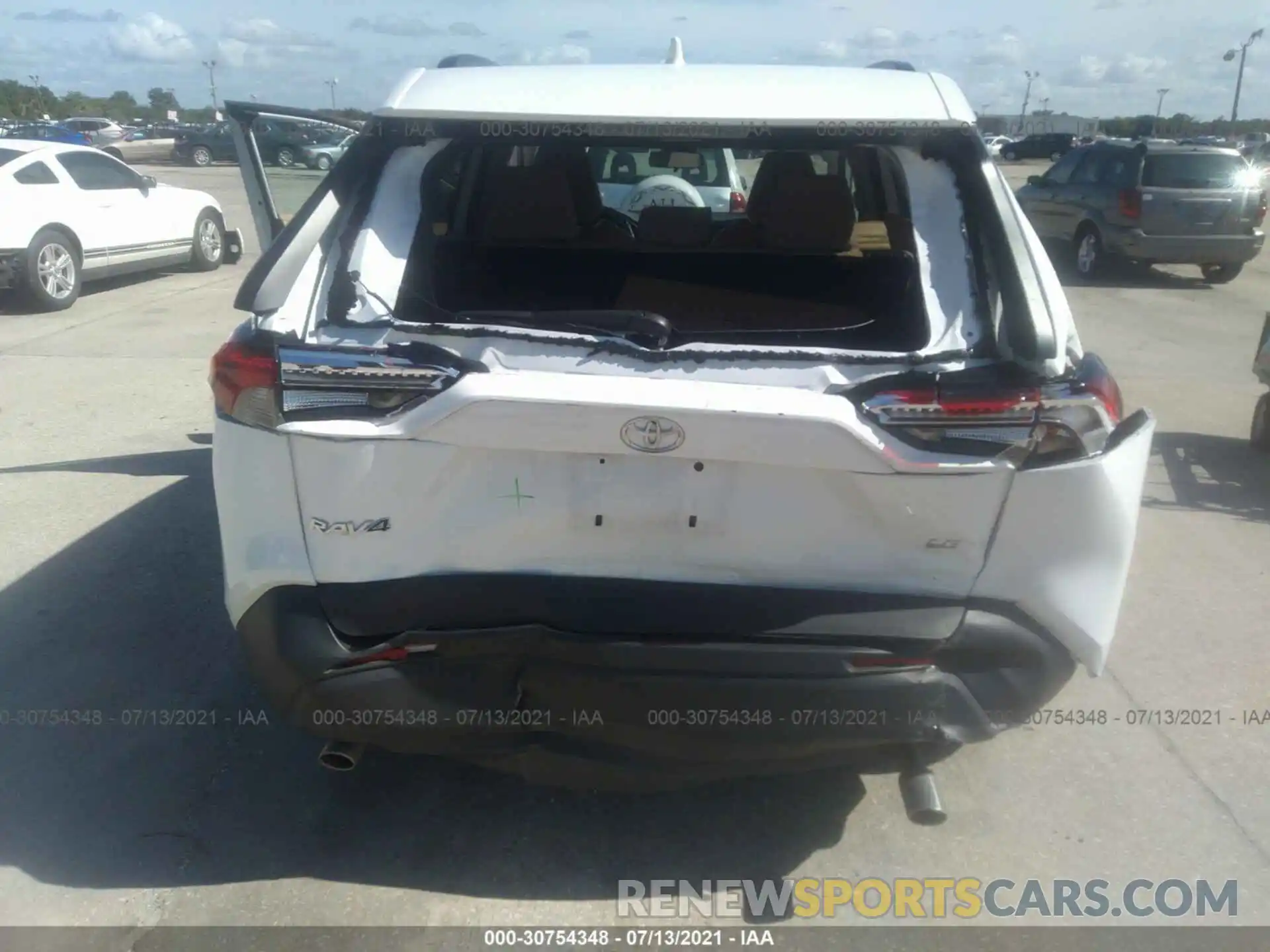 6 Photograph of a damaged car 2T3H1RFVXKW047297 TOYOTA RAV4 2019