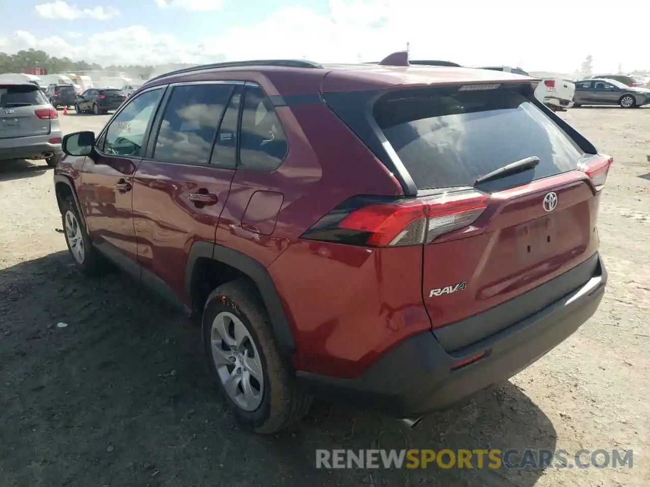 3 Photograph of a damaged car 2T3H1RFVXKW052709 TOYOTA RAV4 2019