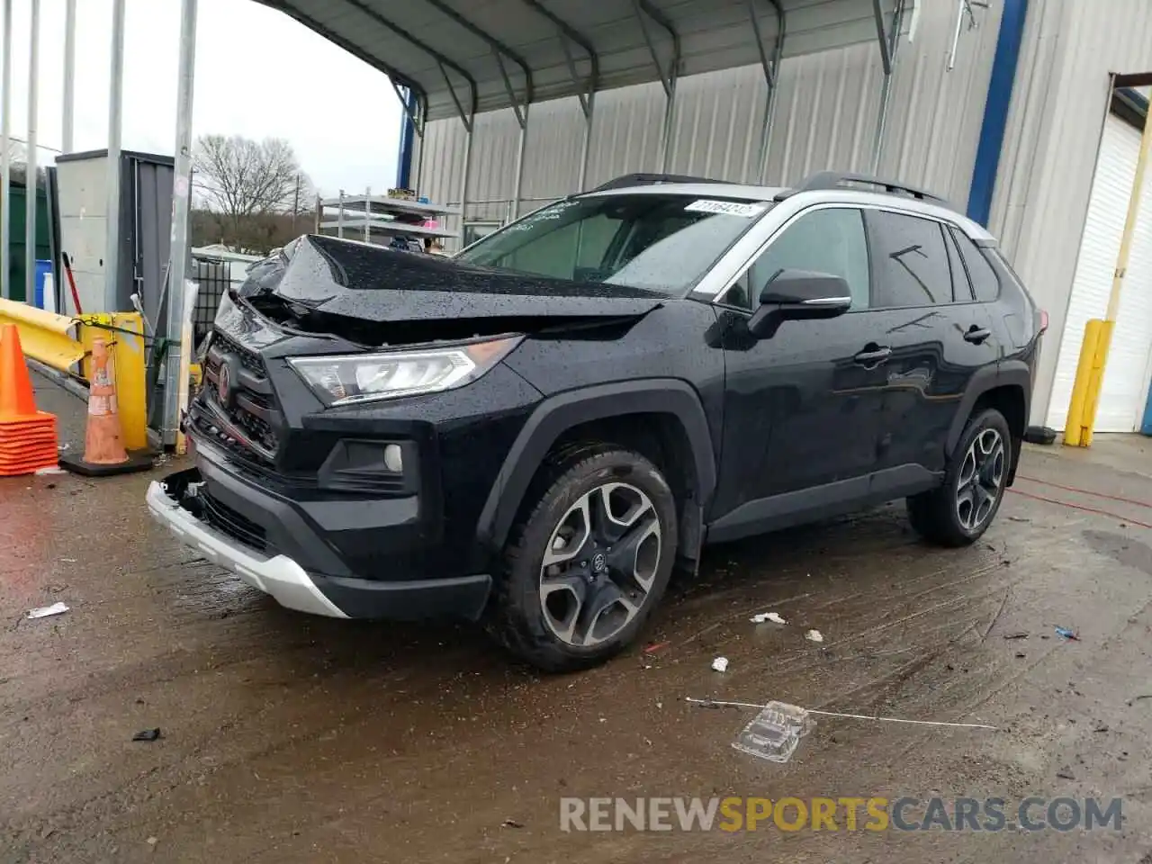 1 Photograph of a damaged car 2T3J1RFV0KC012402 TOYOTA RAV4 2019