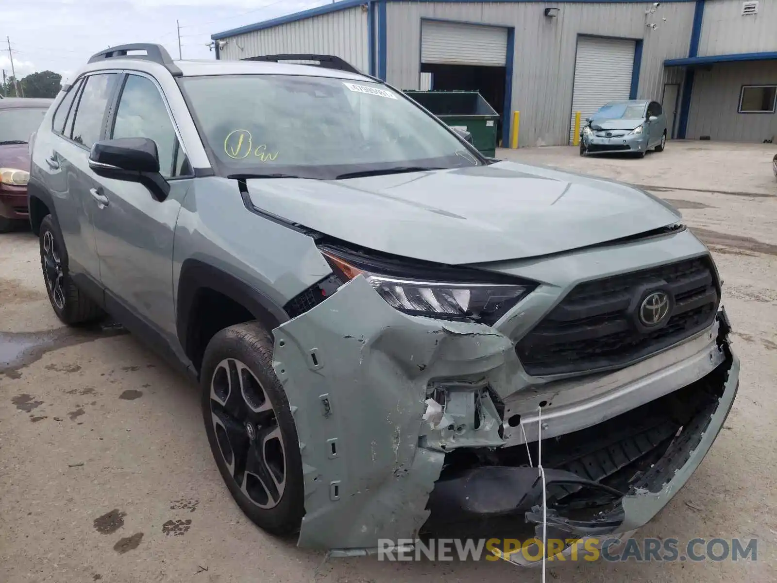 1 Photograph of a damaged car 2T3J1RFV0KC013405 TOYOTA RAV4 2019