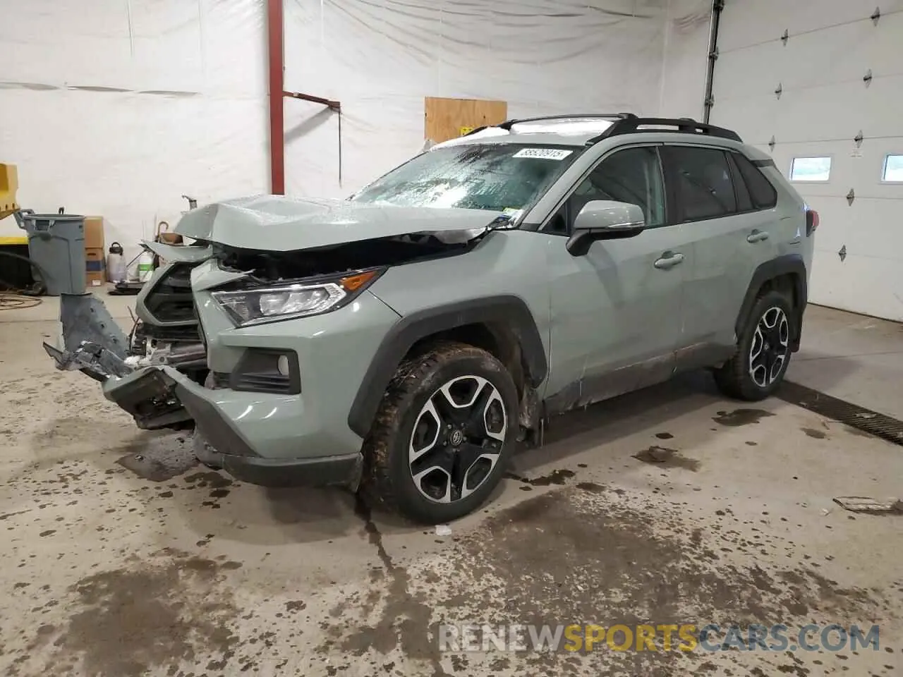 1 Photograph of a damaged car 2T3J1RFV0KW003987 TOYOTA RAV4 2019