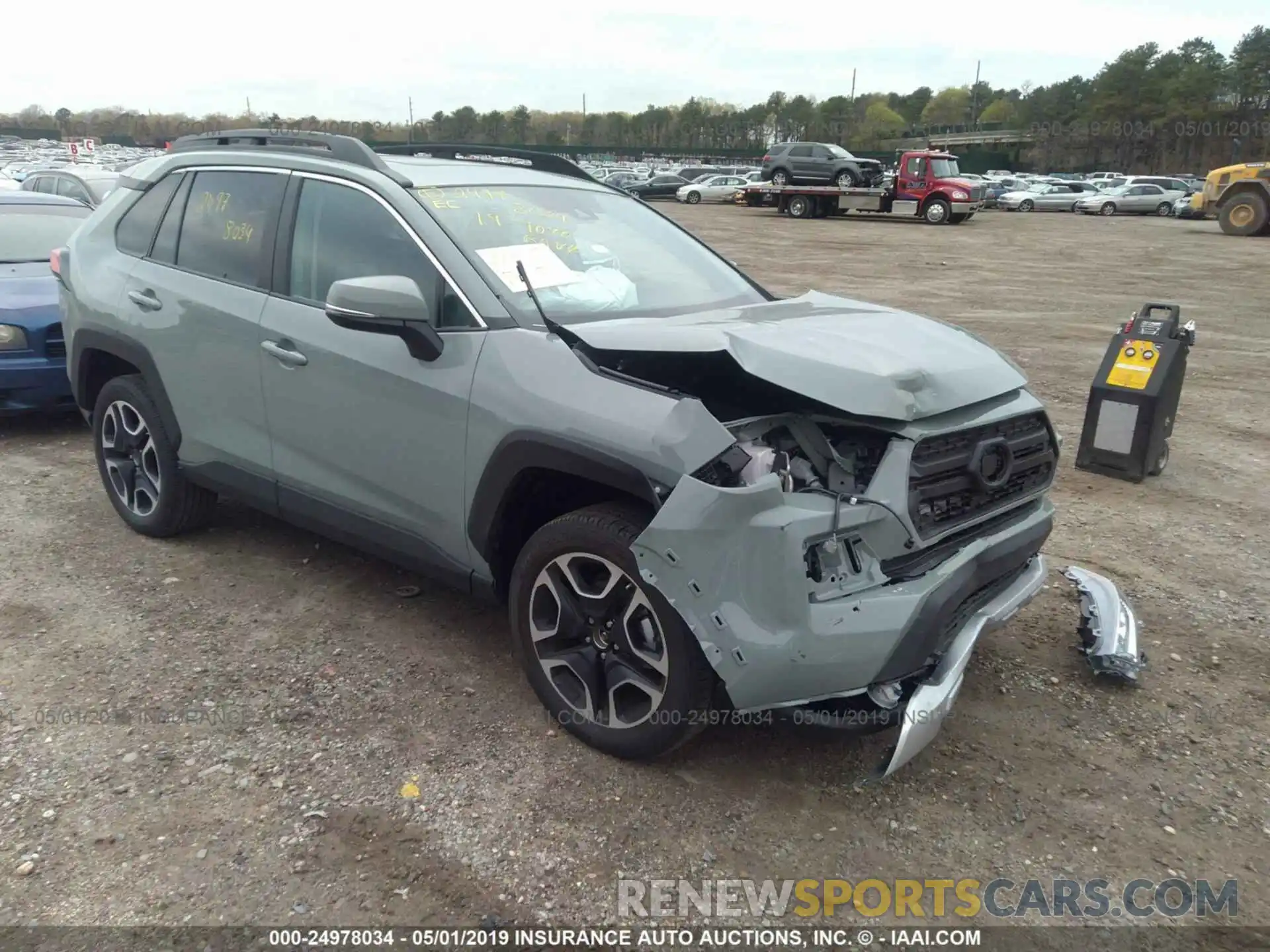 1 Photograph of a damaged car 2T3J1RFV0KW021440 TOYOTA RAV4 2019