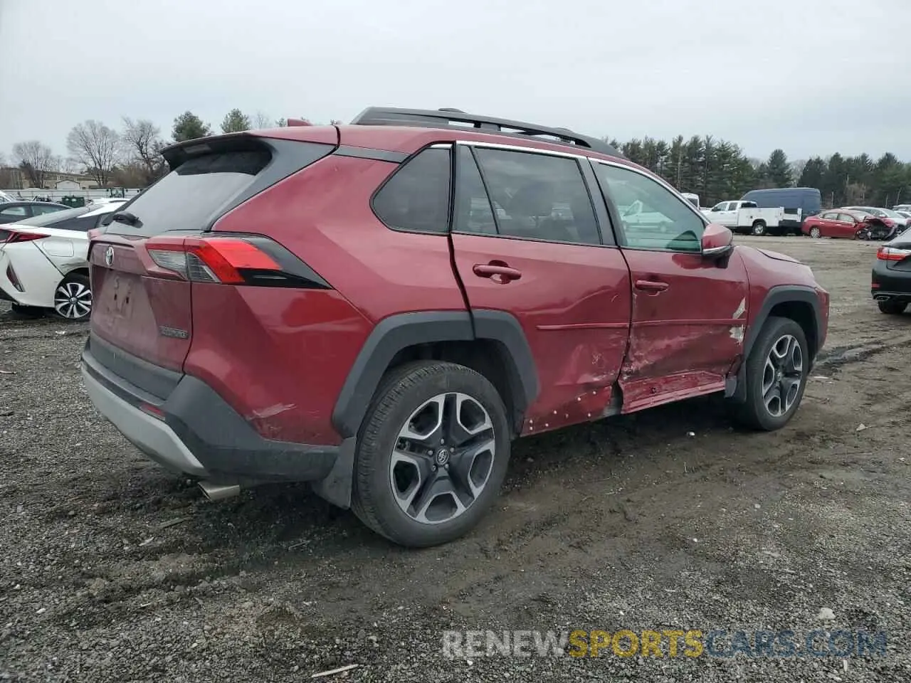 3 Photograph of a damaged car 2T3J1RFV0KW022961 TOYOTA RAV4 2019
