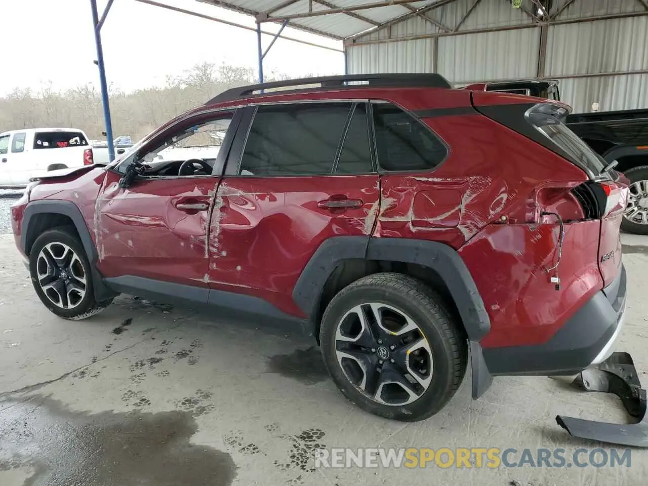 2 Photograph of a damaged car 2T3J1RFV0KW033331 TOYOTA RAV4 2019
