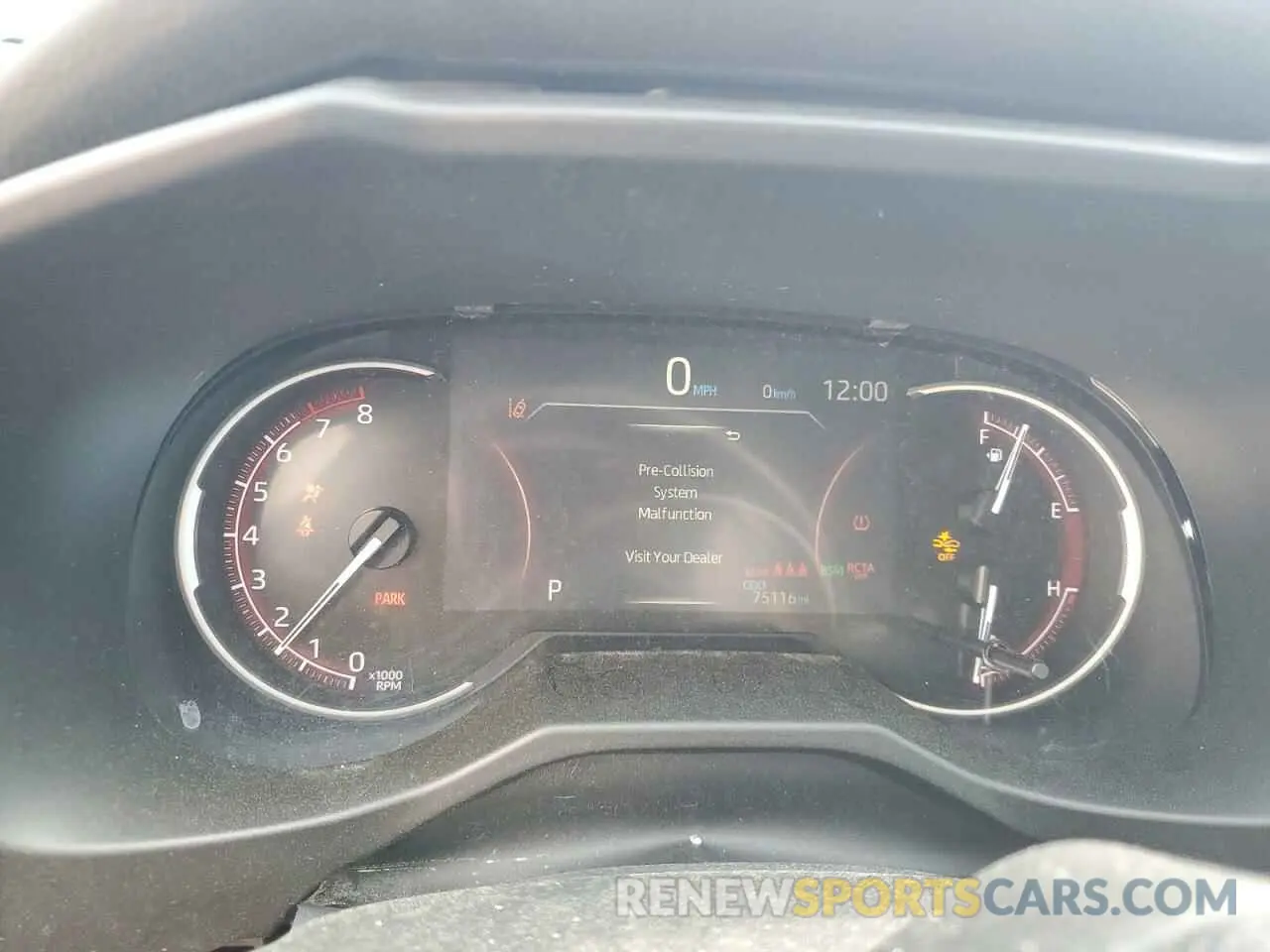 9 Photograph of a damaged car 2T3J1RFV0KW033331 TOYOTA RAV4 2019