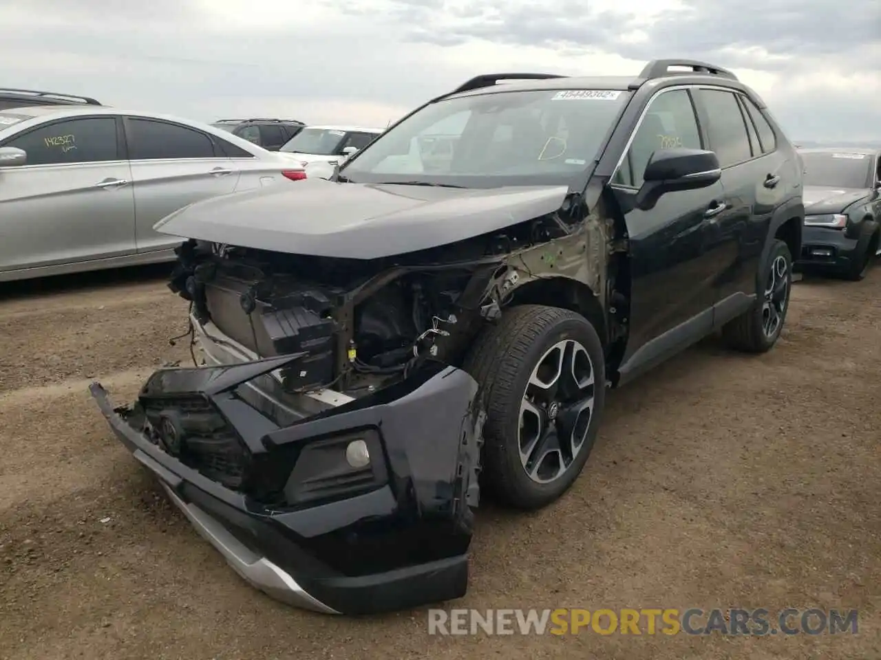 2 Photograph of a damaged car 2T3J1RFV0KW038870 TOYOTA RAV4 2019