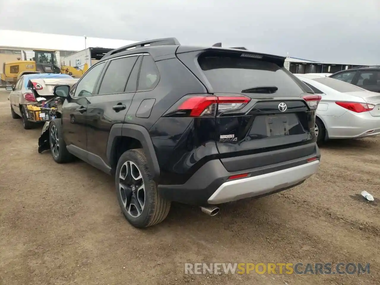 3 Photograph of a damaged car 2T3J1RFV0KW038870 TOYOTA RAV4 2019