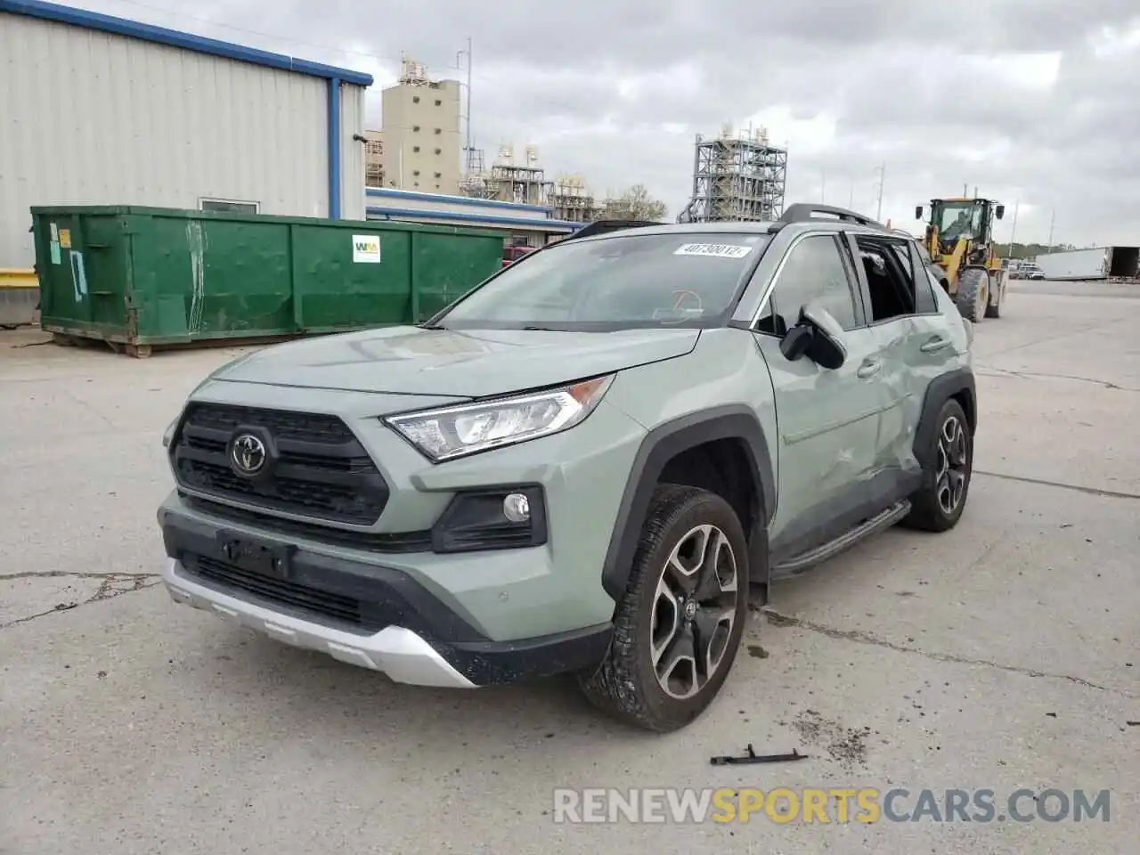 2 Photograph of a damaged car 2T3J1RFV0KW044619 TOYOTA RAV4 2019