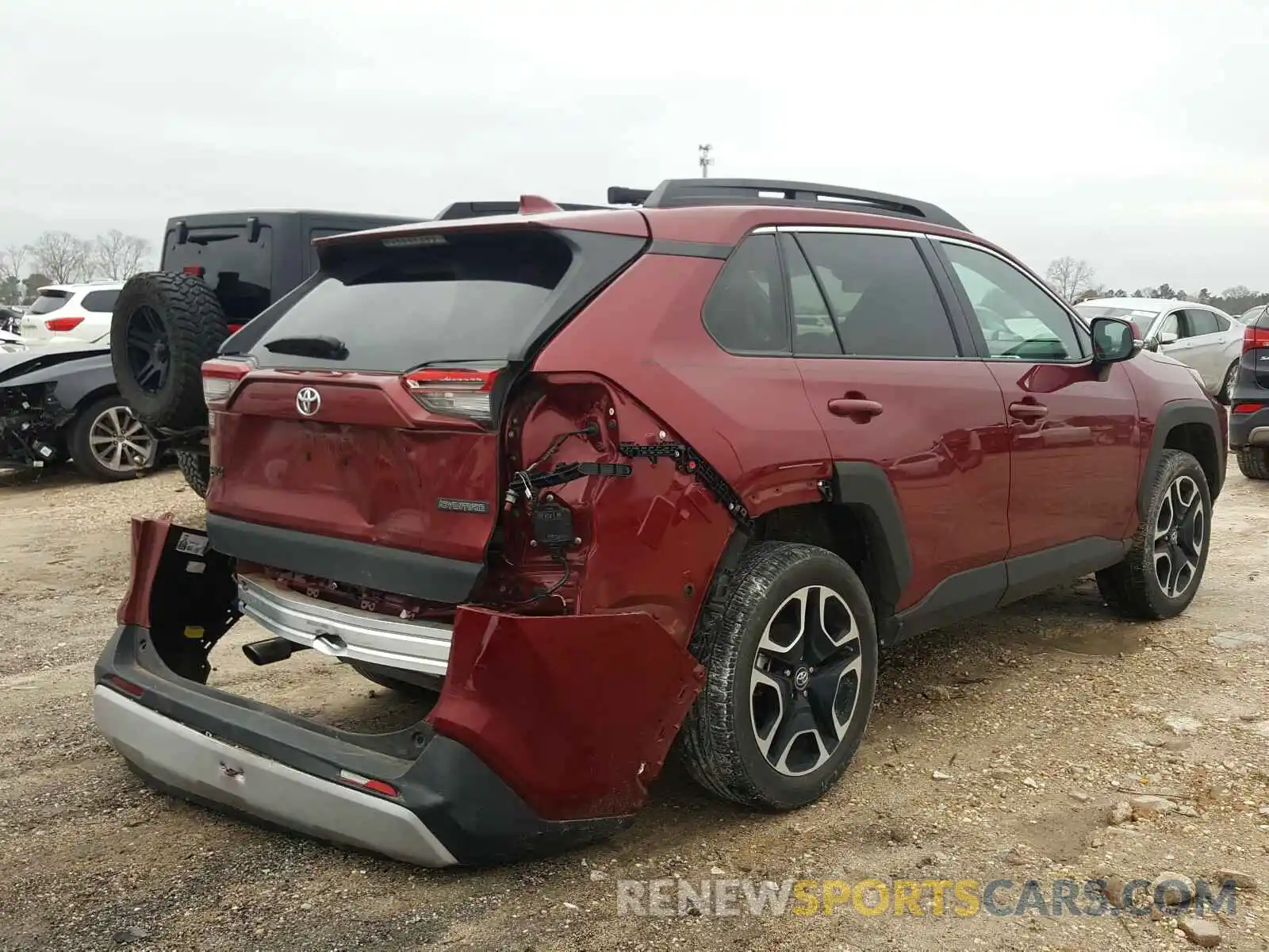 4 Photograph of a damaged car 2T3J1RFV1KC014465 TOYOTA RAV4 2019