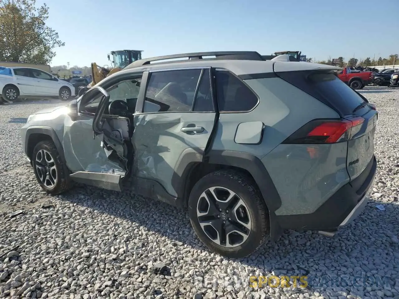 2 Photograph of a damaged car 2T3J1RFV1KC018046 TOYOTA RAV4 2019