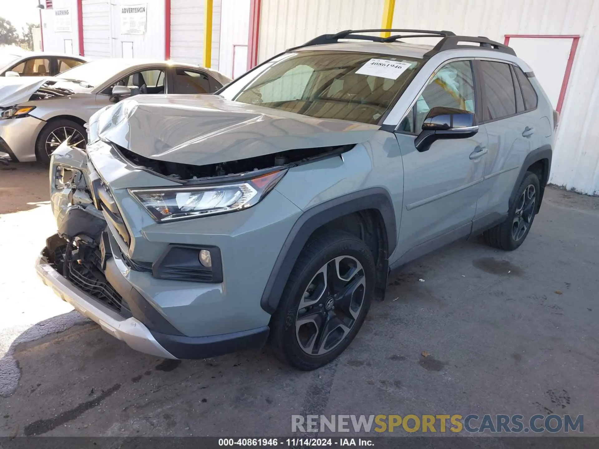 2 Photograph of a damaged car 2T3J1RFV1KC029354 TOYOTA RAV4 2019