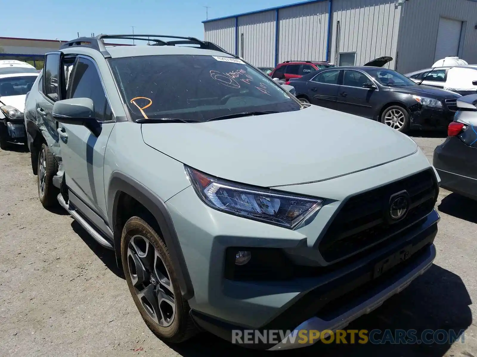 1 Photograph of a damaged car 2T3J1RFV1KC045909 TOYOTA RAV4 2019