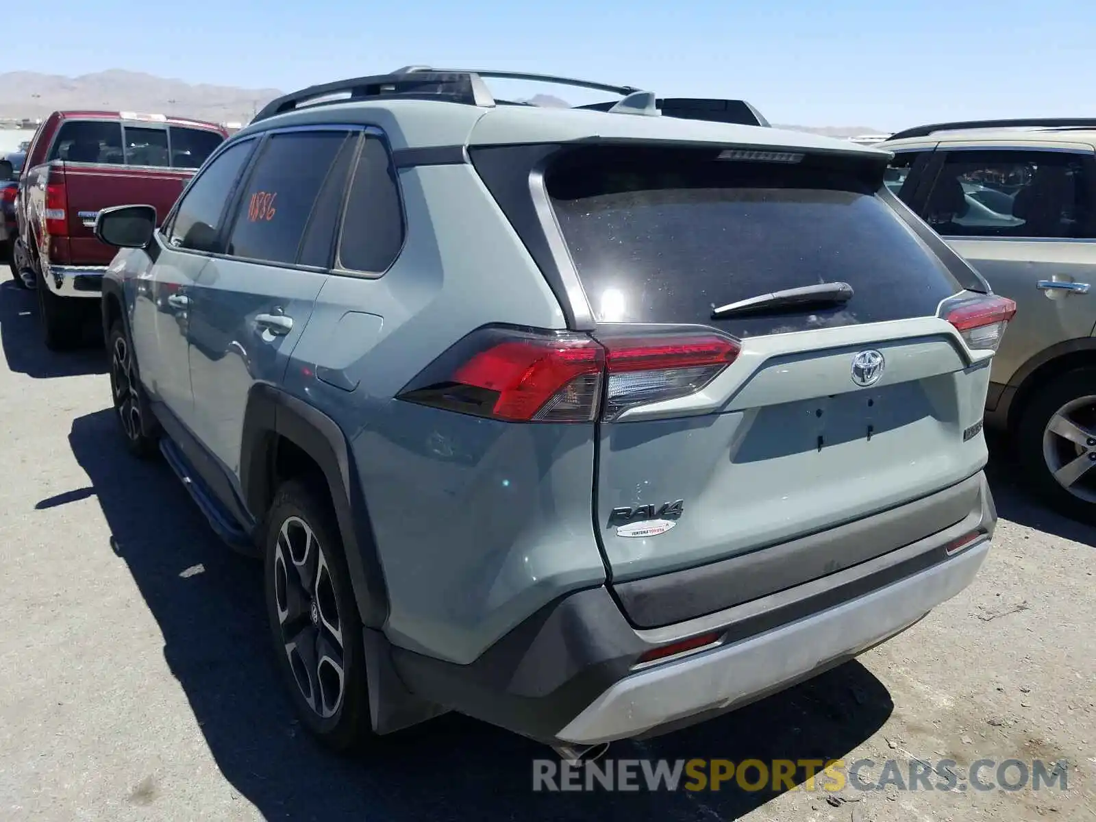 3 Photograph of a damaged car 2T3J1RFV1KC045909 TOYOTA RAV4 2019