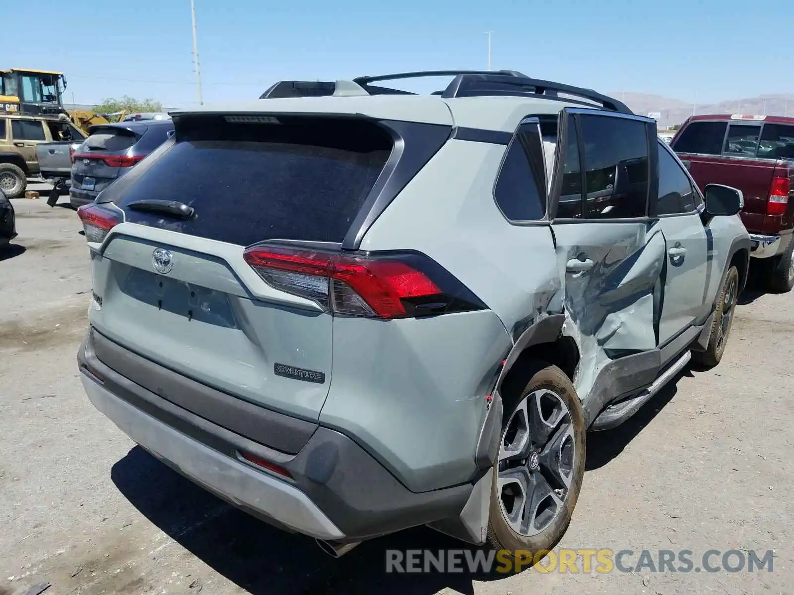 4 Photograph of a damaged car 2T3J1RFV1KC045909 TOYOTA RAV4 2019