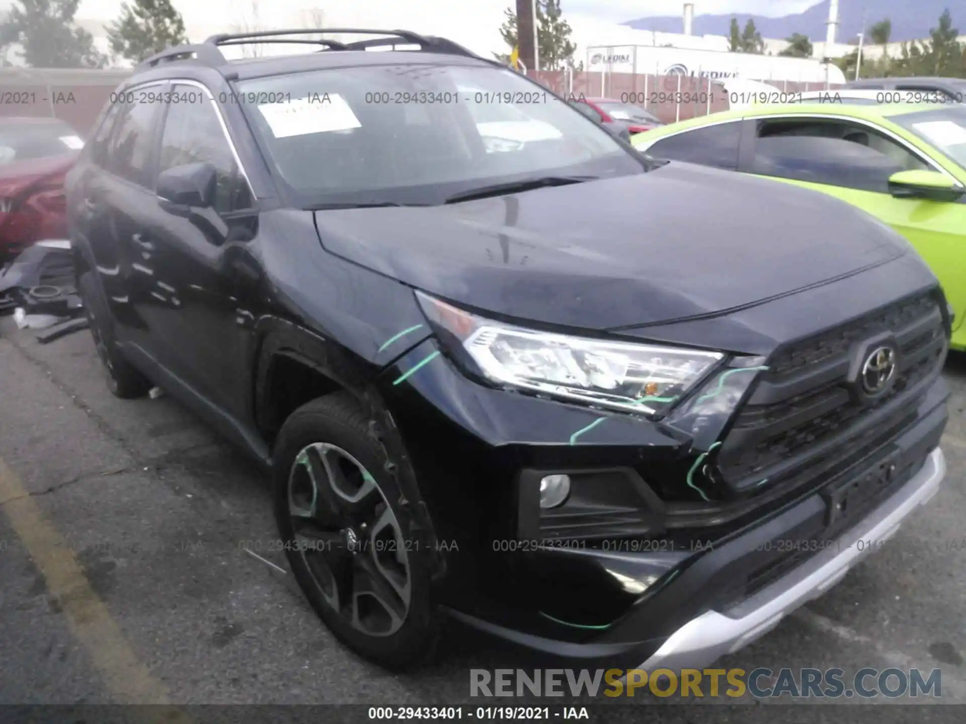 1 Photograph of a damaged car 2T3J1RFV1KW002430 TOYOTA RAV4 2019