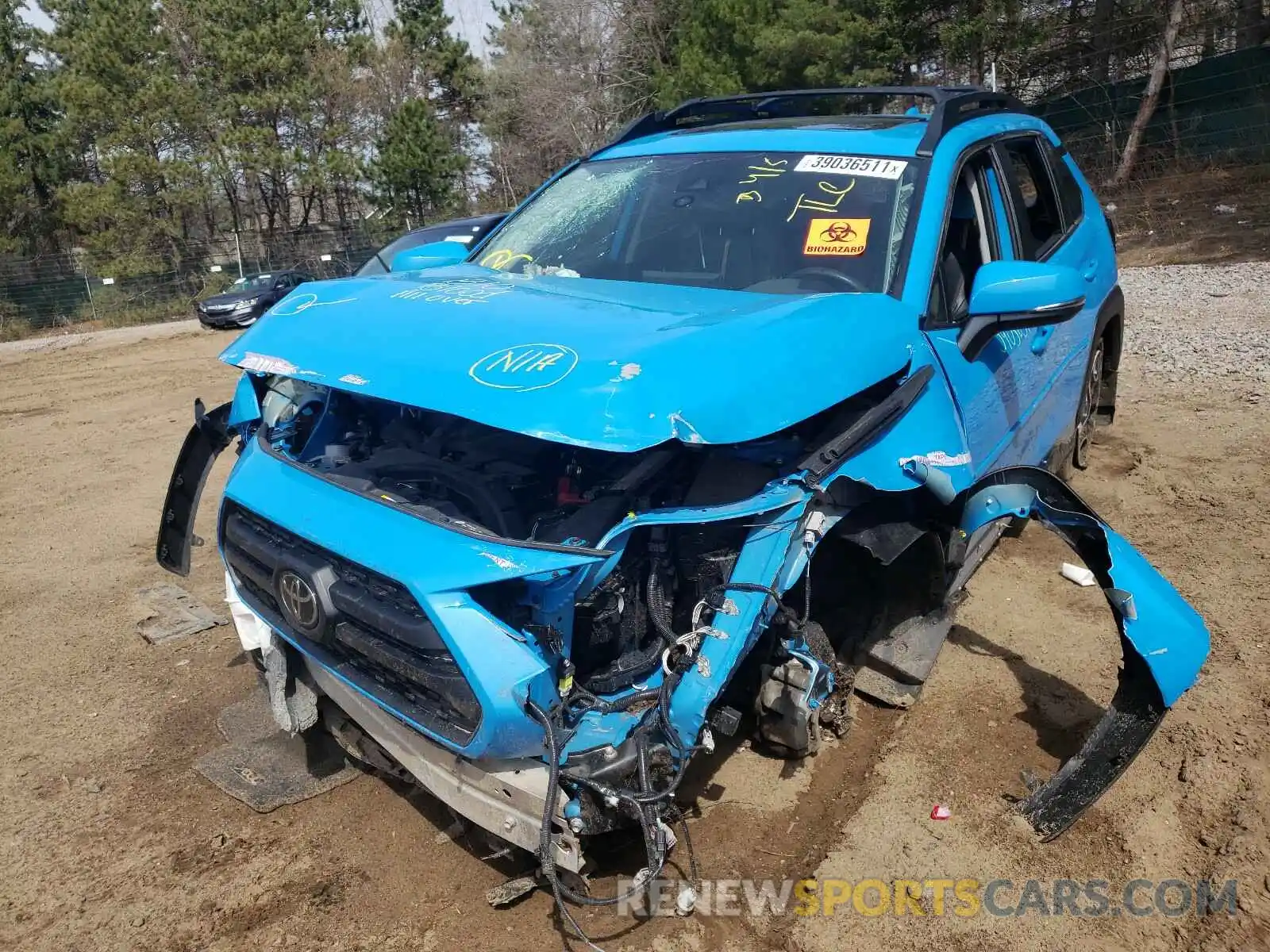 2 Photograph of a damaged car 2T3J1RFV1KW003044 TOYOTA RAV4 2019