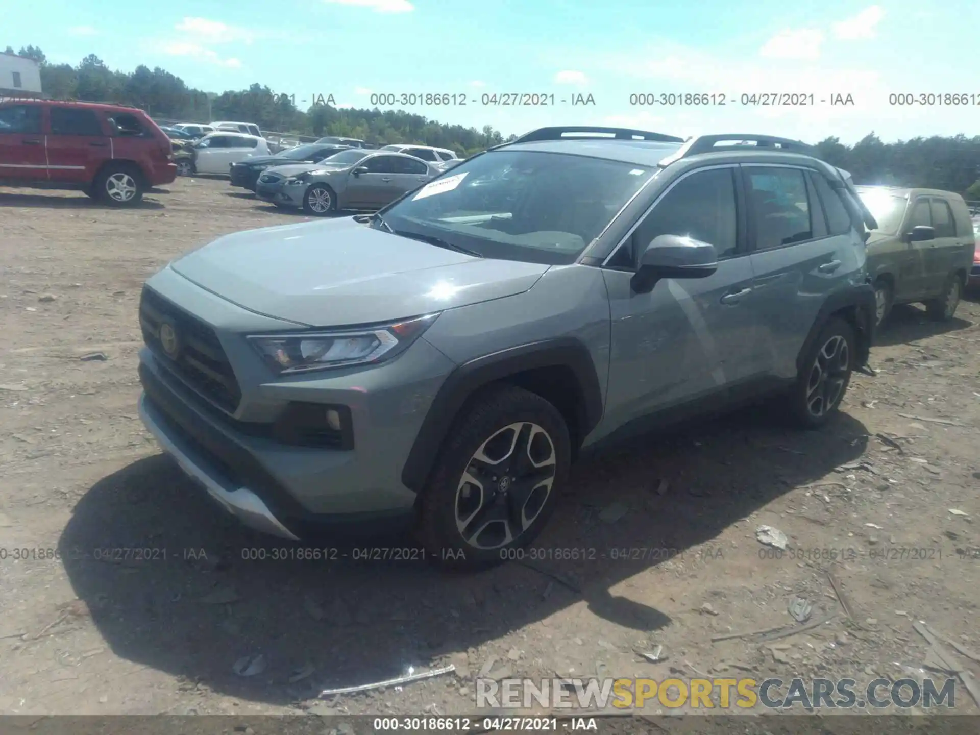 2 Photograph of a damaged car 2T3J1RFV1KW016179 TOYOTA RAV4 2019