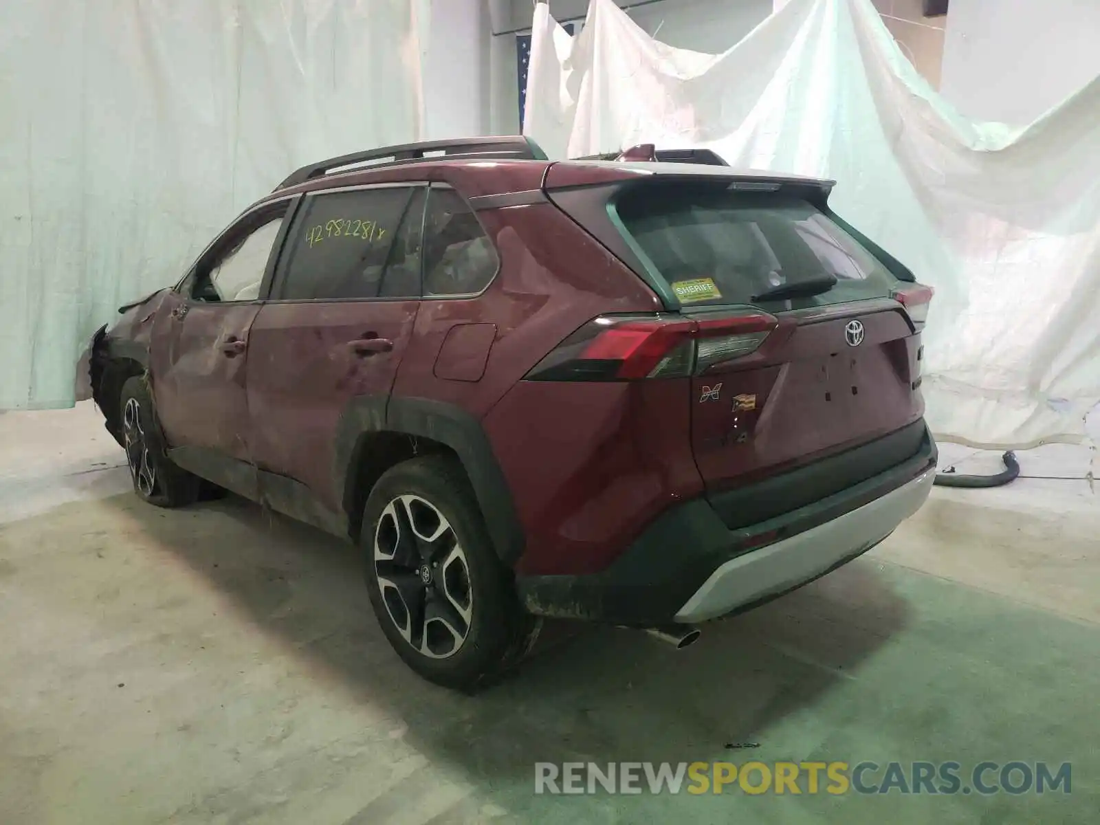 3 Photograph of a damaged car 2T3J1RFV2KW004073 TOYOTA RAV4 2019