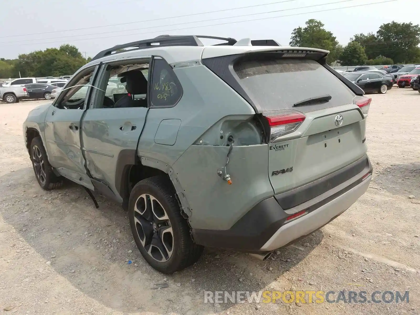 3 Photograph of a damaged car 2T3J1RFV2KW015722 TOYOTA RAV4 2019