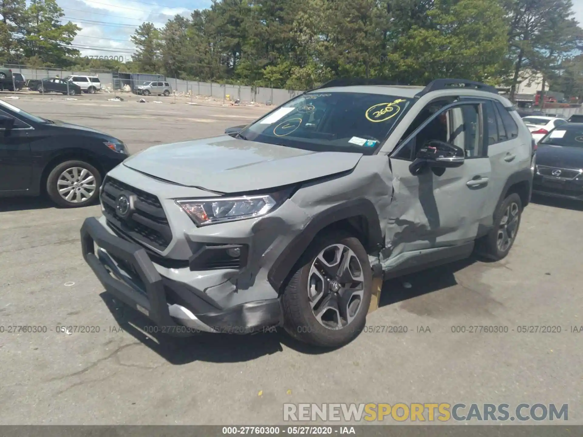 2 Photograph of a damaged car 2T3J1RFV2KW017020 TOYOTA RAV4 2019