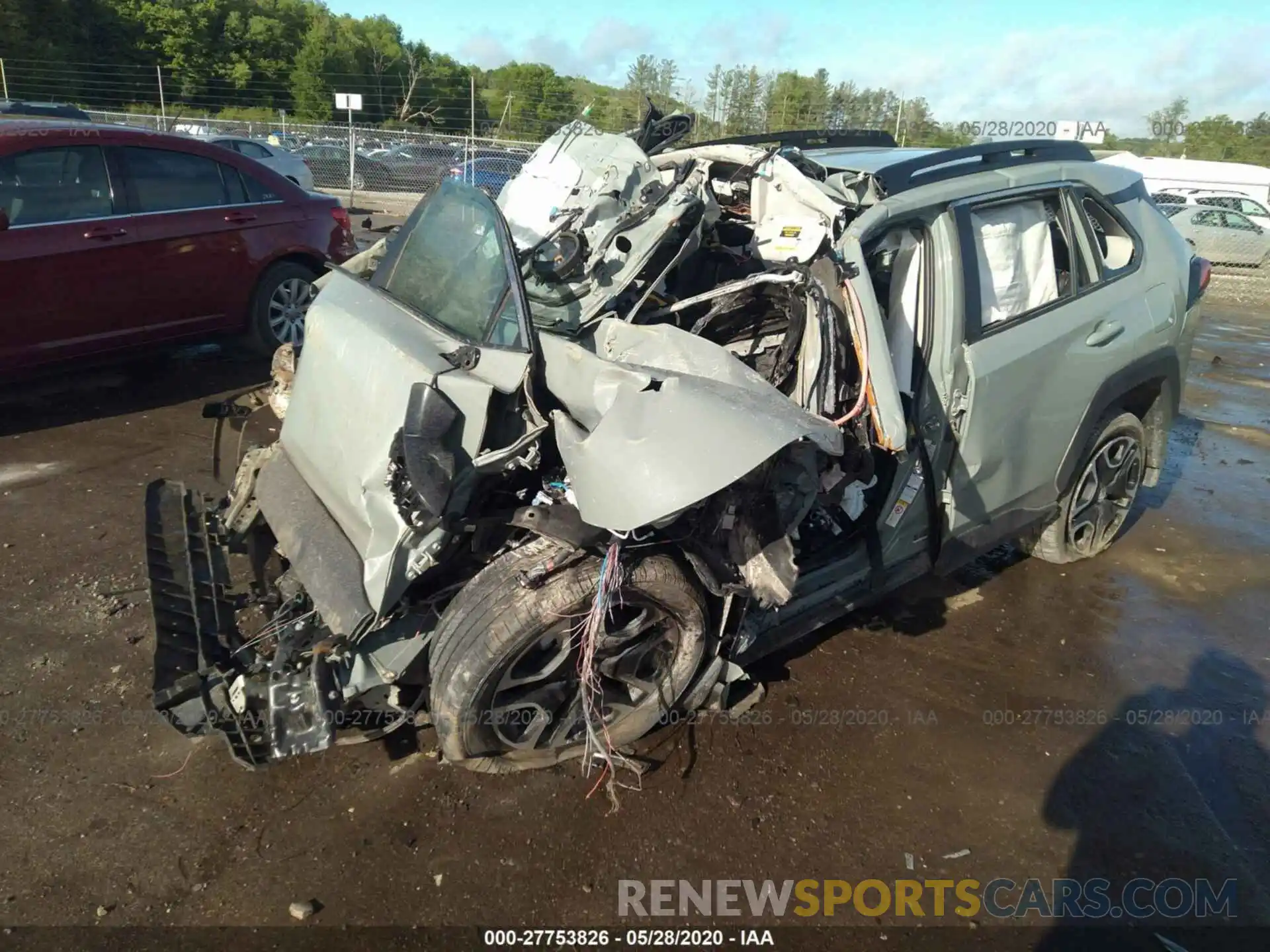 2 Photograph of a damaged car 2T3J1RFV2KW018023 TOYOTA RAV4 2019