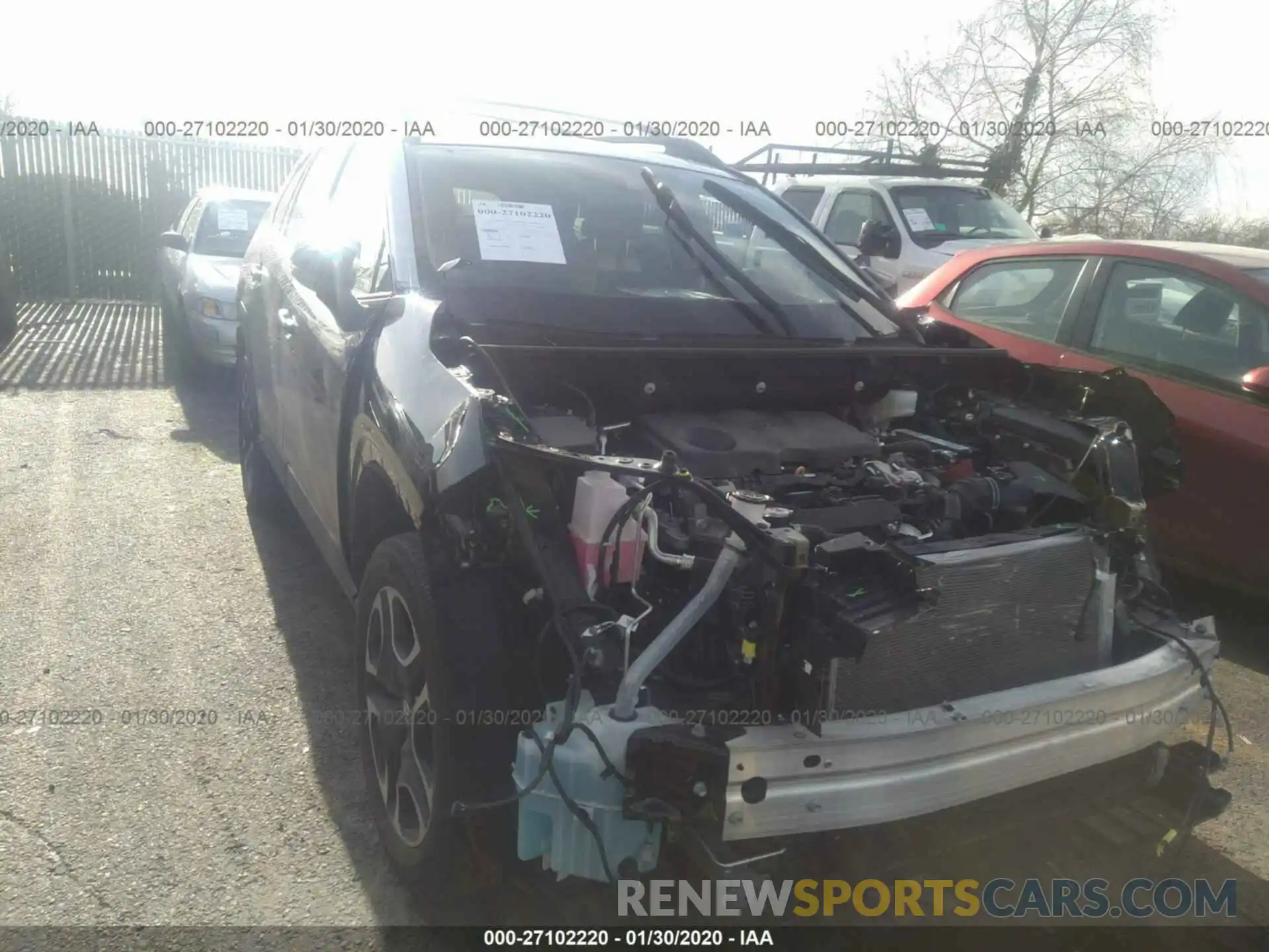 1 Photograph of a damaged car 2T3J1RFV2KW031810 TOYOTA RAV4 2019