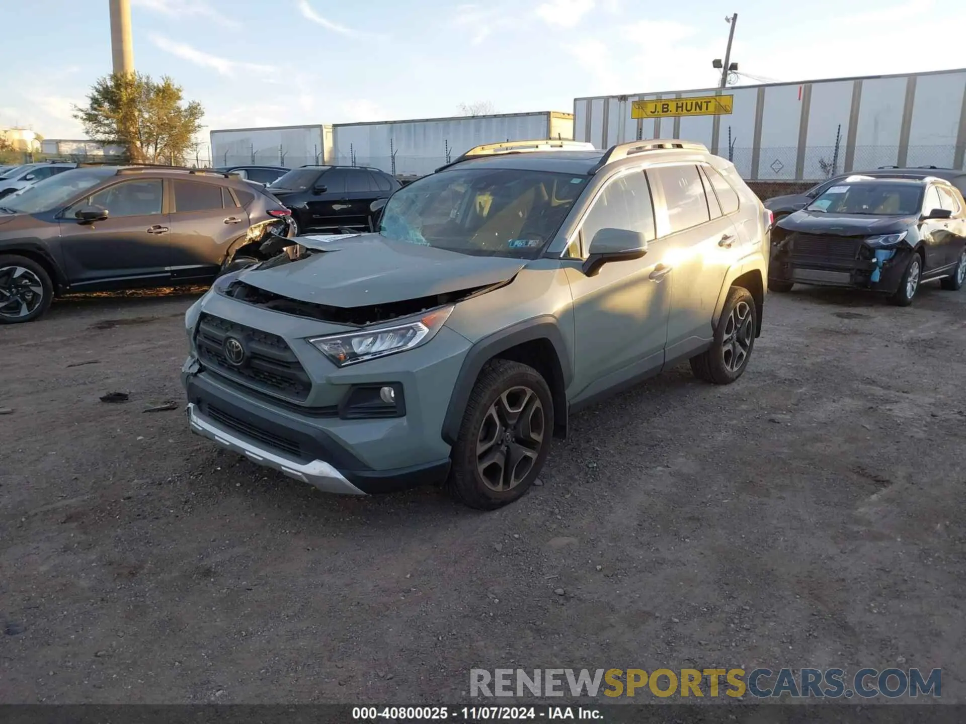 2 Photograph of a damaged car 2T3J1RFV2KW061311 TOYOTA RAV4 2019