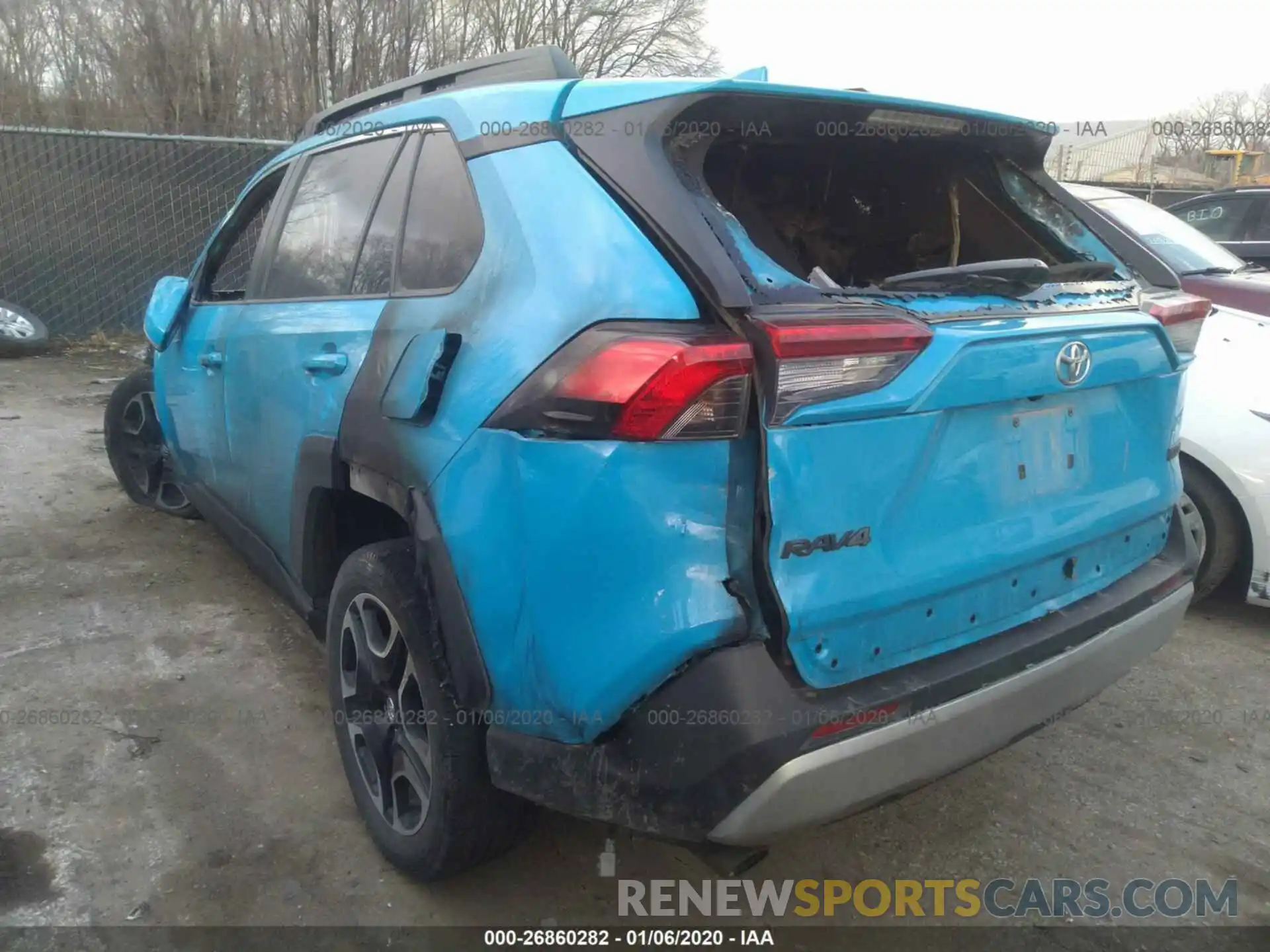 3 Photograph of a damaged car 2T3J1RFV3KW003191 TOYOTA RAV4 2019