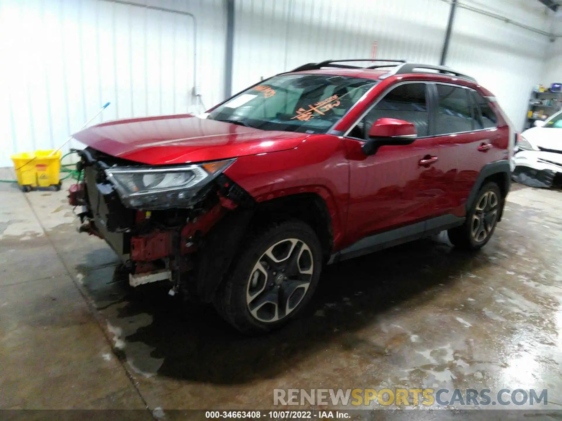 2 Photograph of a damaged car 2T3J1RFV3KW021643 TOYOTA RAV4 2019