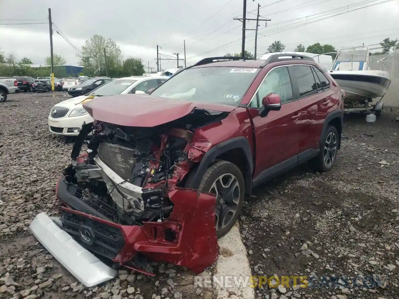 2 Photograph of a damaged car 2T3J1RFV3KW044372 TOYOTA RAV4 2019