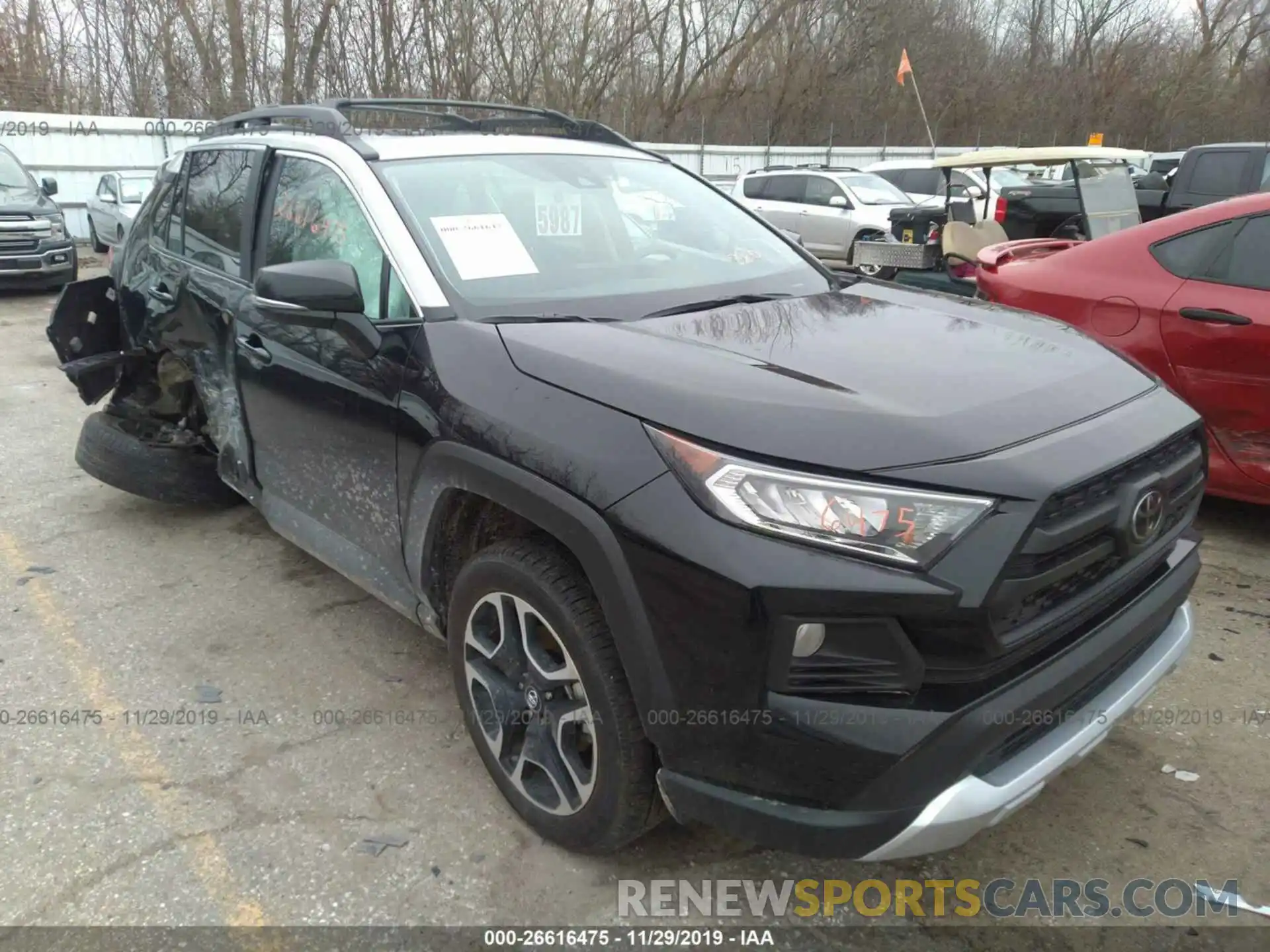 1 Photograph of a damaged car 2T3J1RFV3KW053265 TOYOTA RAV4 2019