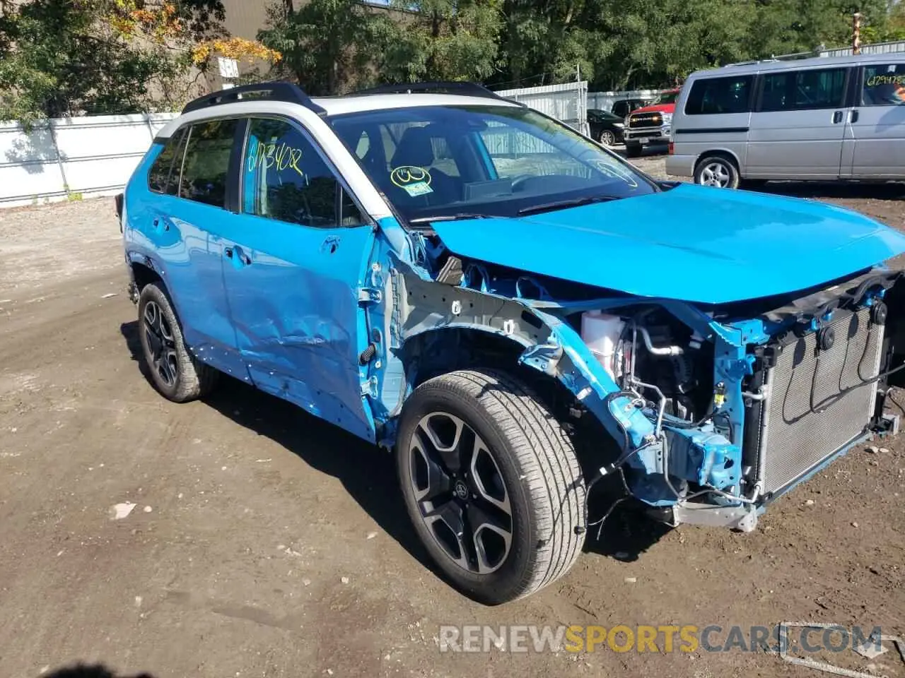 1 Photograph of a damaged car 2T3J1RFV4KC013455 TOYOTA RAV4 2019