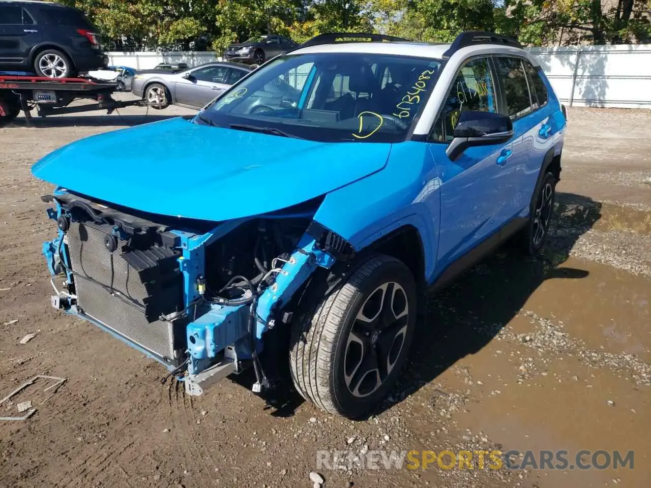 2 Photograph of a damaged car 2T3J1RFV4KC013455 TOYOTA RAV4 2019