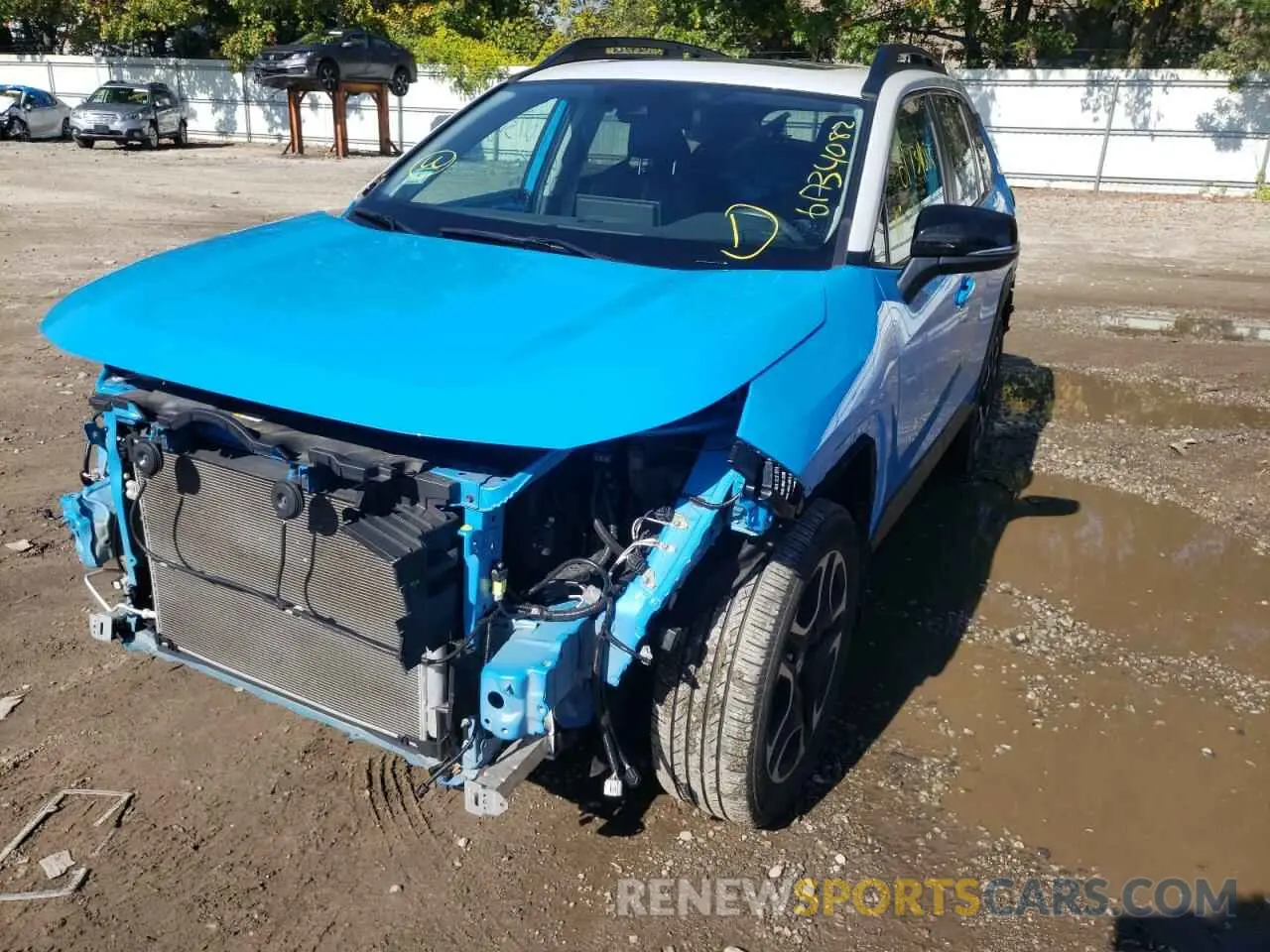 9 Photograph of a damaged car 2T3J1RFV4KC013455 TOYOTA RAV4 2019