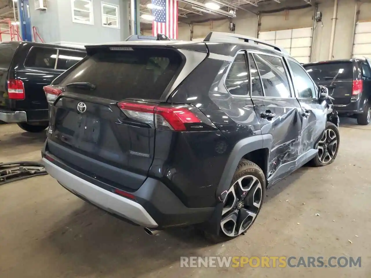 4 Photograph of a damaged car 2T3J1RFV4KC015948 TOYOTA RAV4 2019