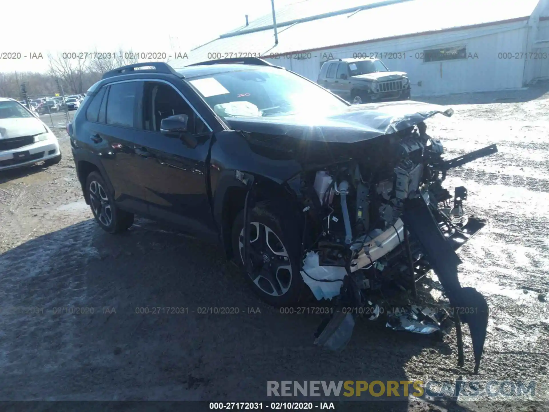 1 Photograph of a damaged car 2T3J1RFV4KC019112 TOYOTA RAV4 2019