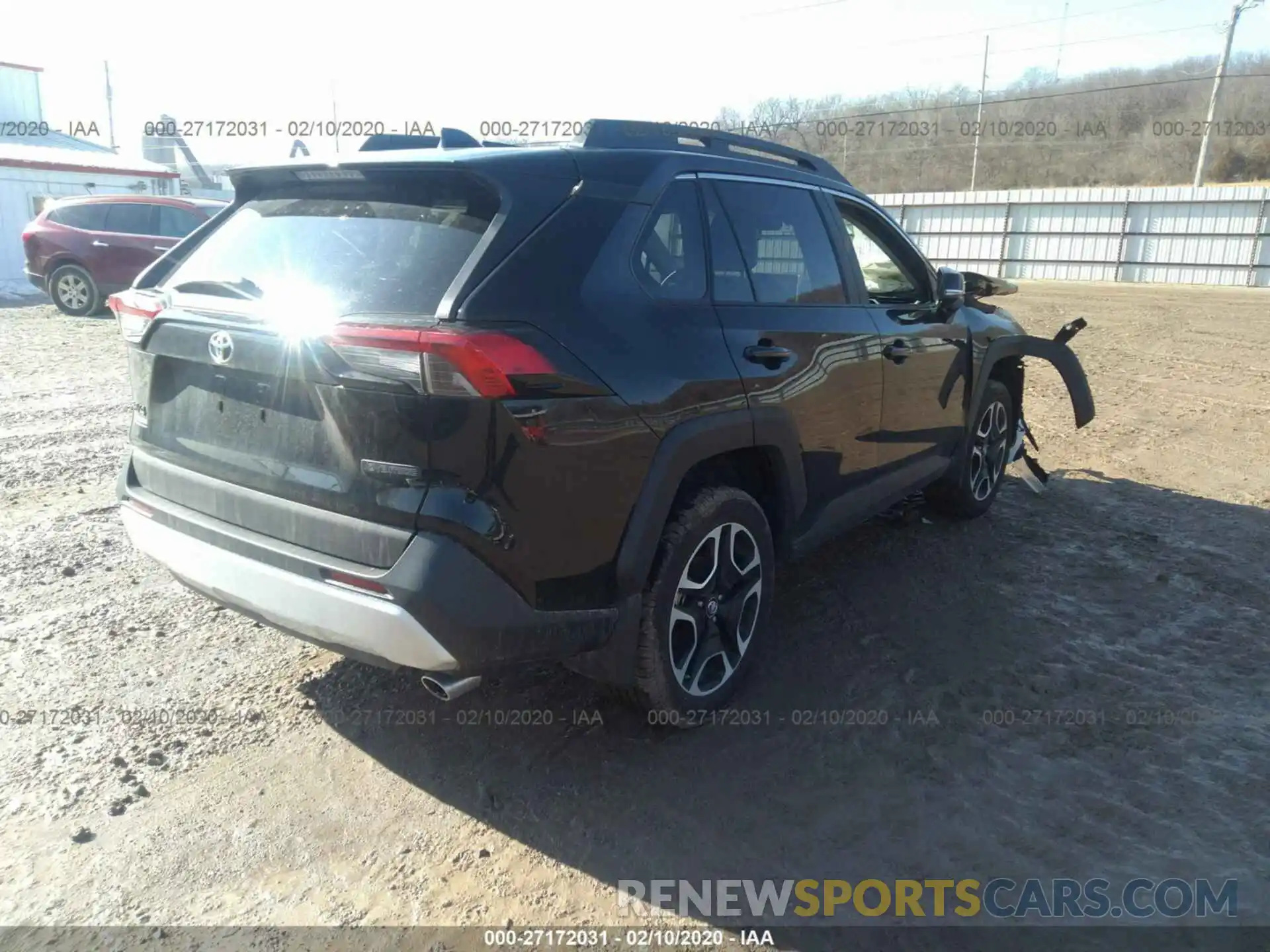 4 Photograph of a damaged car 2T3J1RFV4KC019112 TOYOTA RAV4 2019