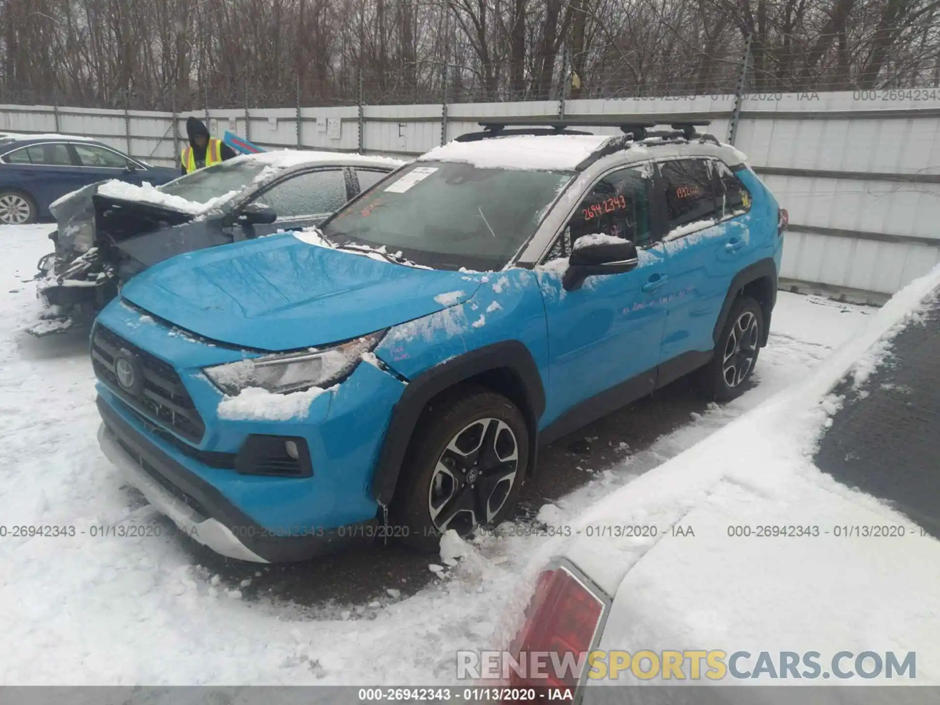 2 Photograph of a damaged car 2T3J1RFV4KW024499 TOYOTA RAV4 2019