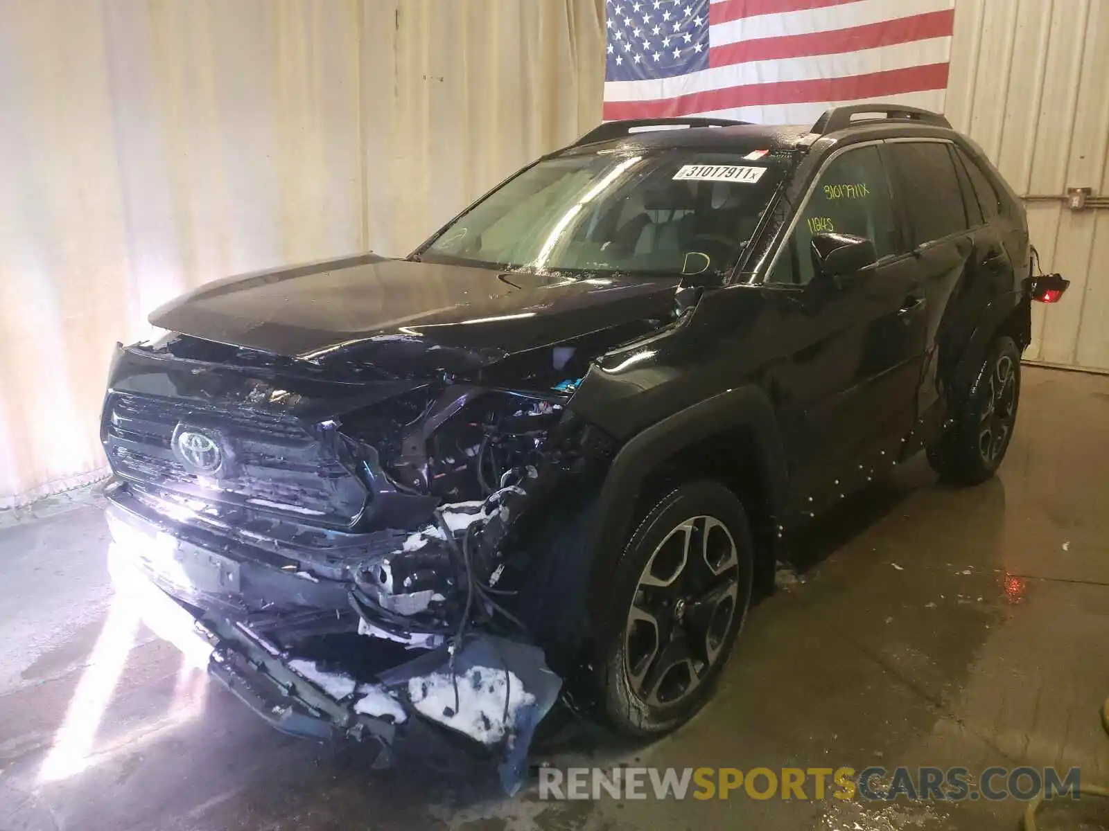 2 Photograph of a damaged car 2T3J1RFV4KW029413 TOYOTA RAV4 2019