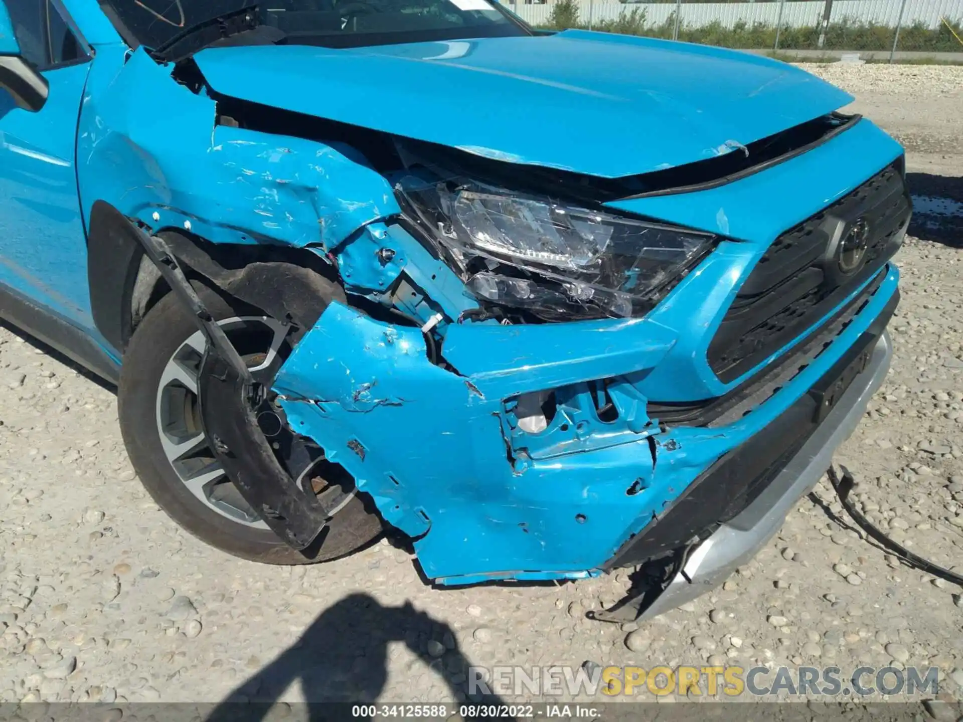 6 Photograph of a damaged car 2T3J1RFV4KW034384 TOYOTA RAV4 2019