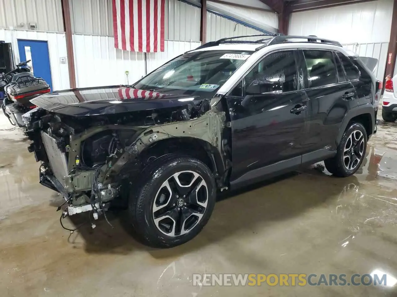 1 Photograph of a damaged car 2T3J1RFV4KW047782 TOYOTA RAV4 2019