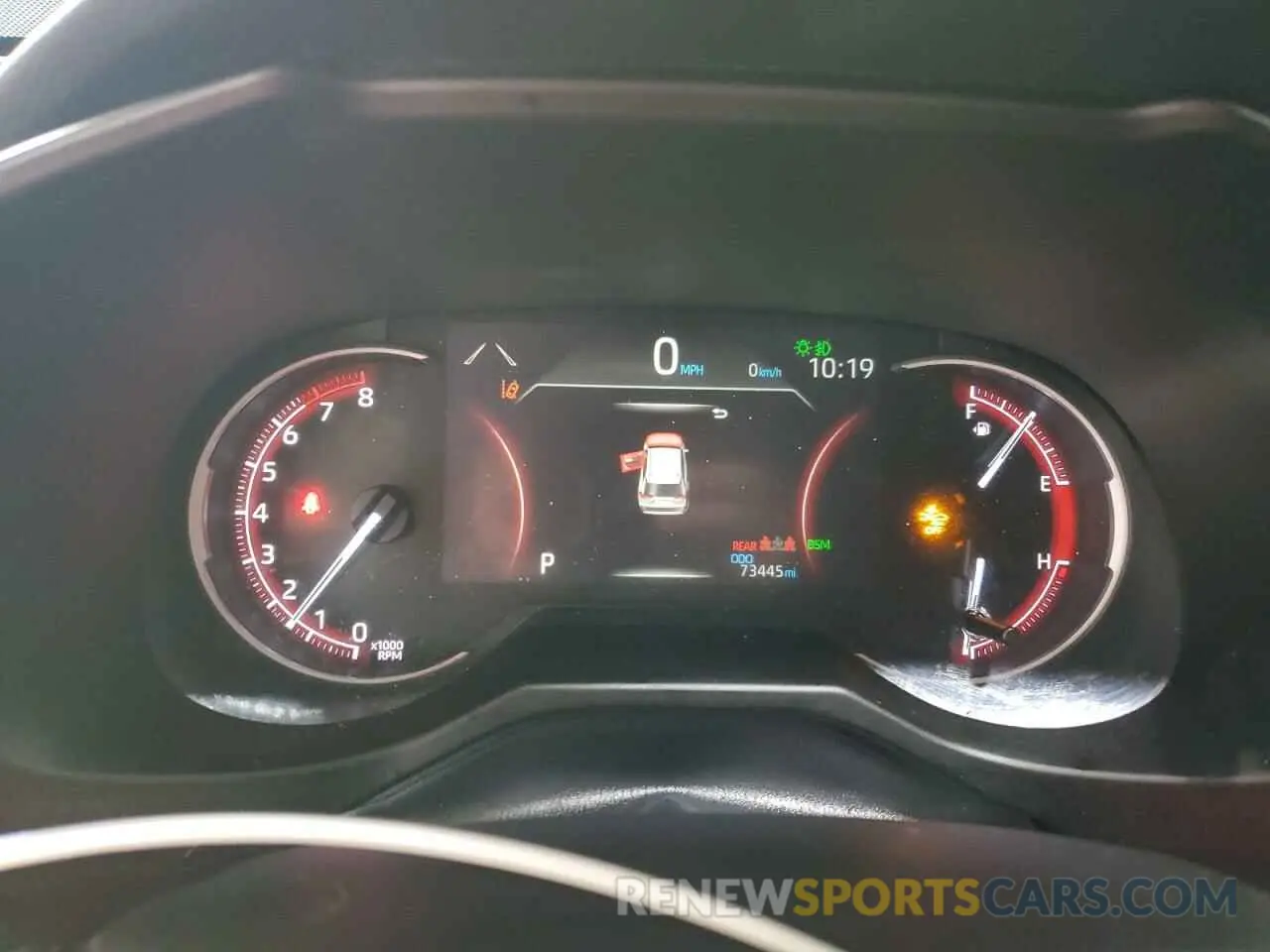 9 Photograph of a damaged car 2T3J1RFV4KW047782 TOYOTA RAV4 2019