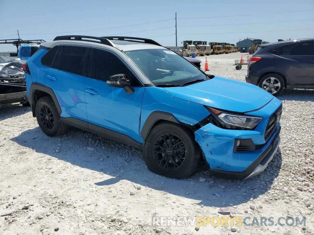 4 Photograph of a damaged car 2T3J1RFV5KC017255 TOYOTA RAV4 2019