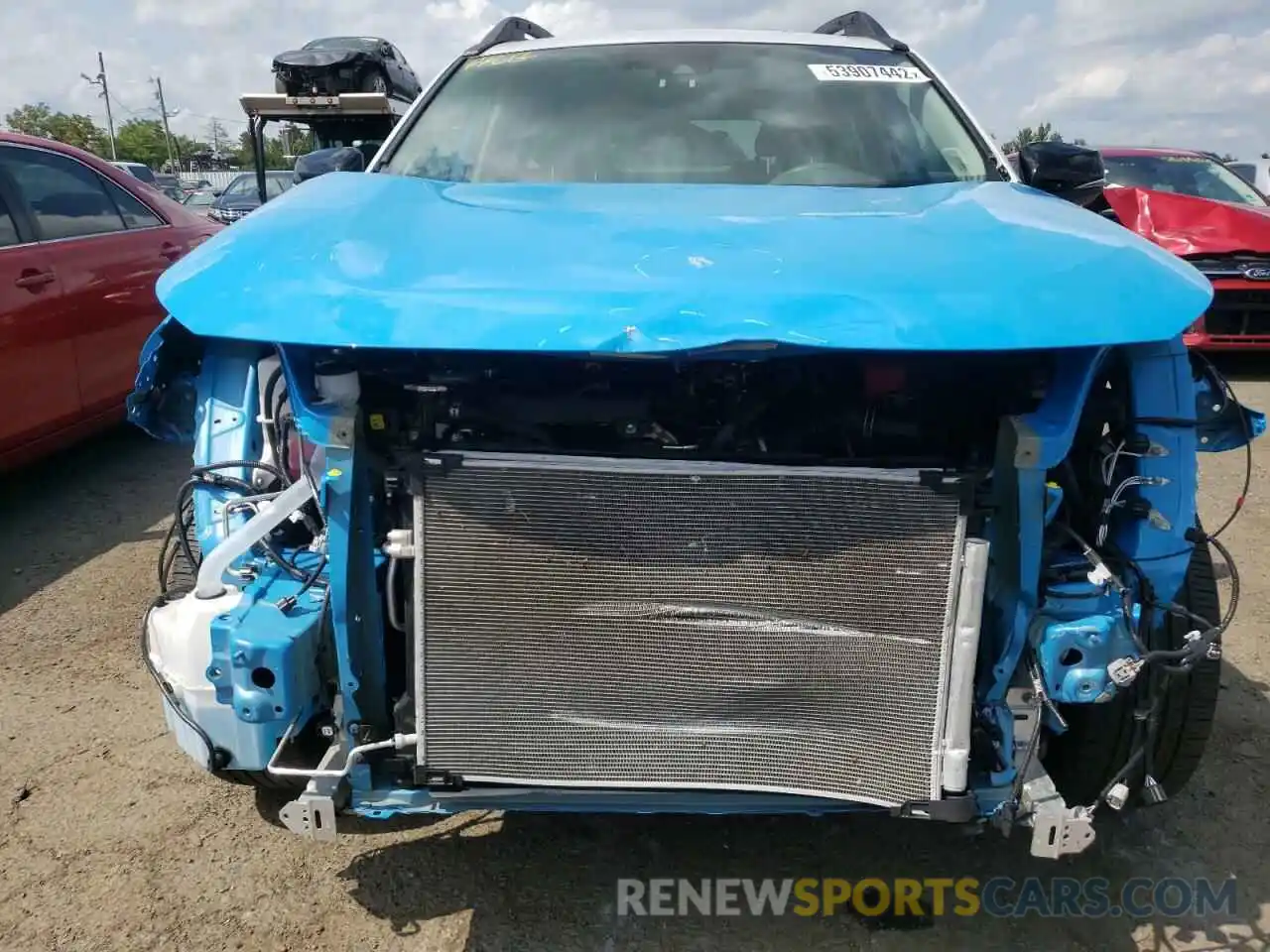 9 Photograph of a damaged car 2T3J1RFV5KW015522 TOYOTA RAV4 2019