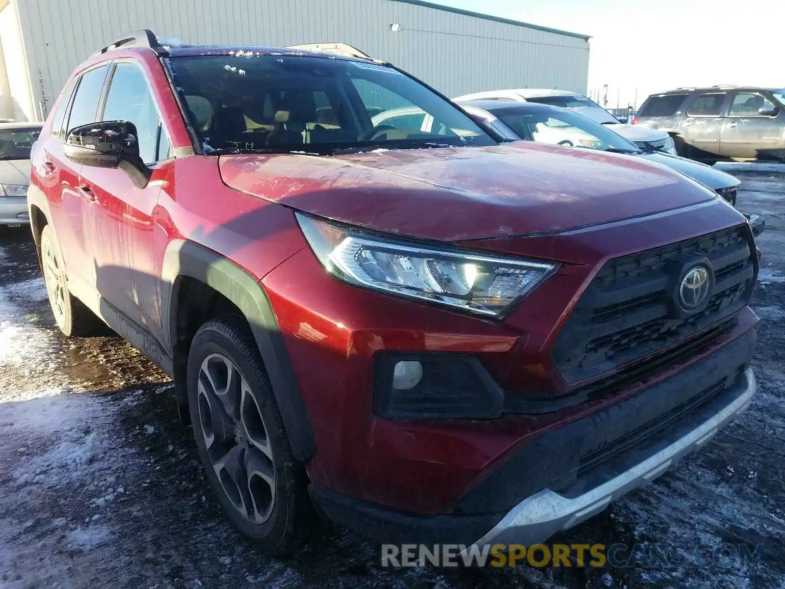 1 Photograph of a damaged car 2T3J1RFV5KW017223 TOYOTA RAV4 2019